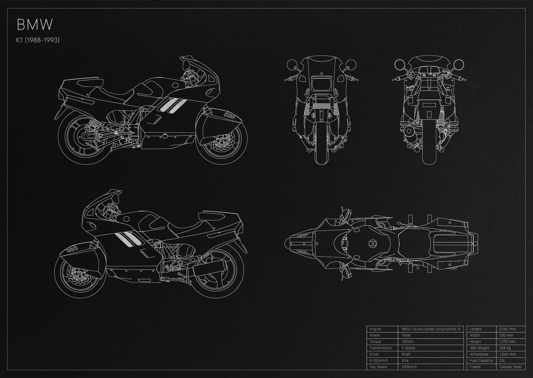 BMW K1 (1988 - 1993)