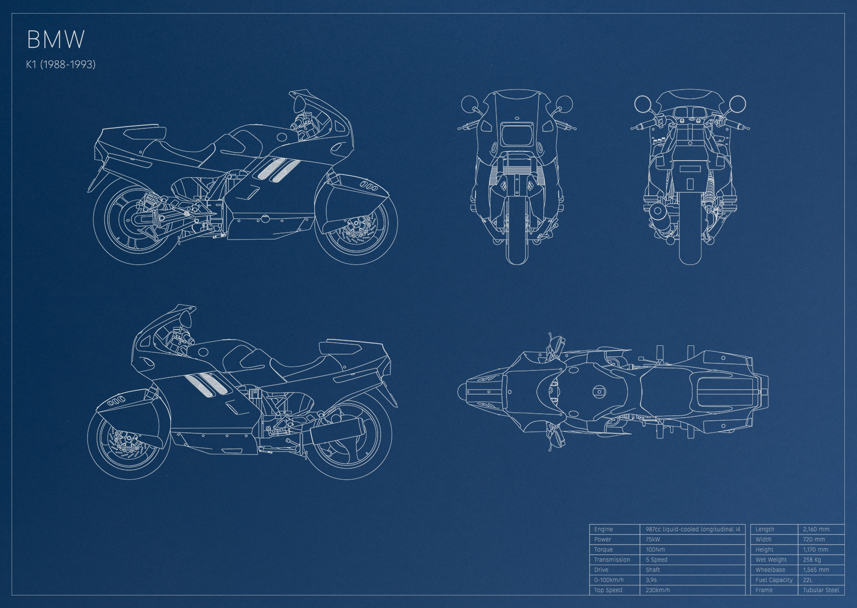 BMW K1 (1988 - 1993)
