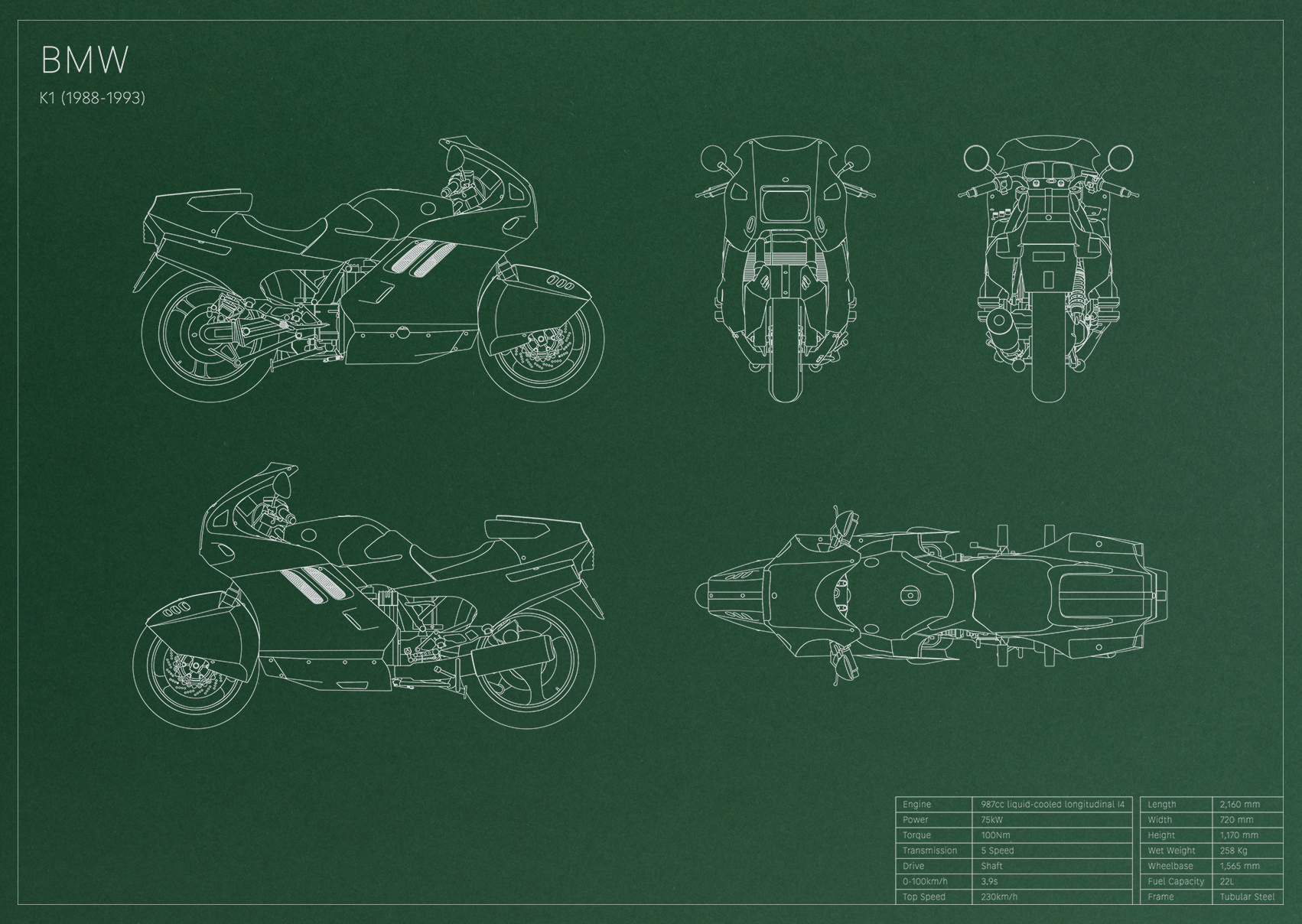 BMW K1 (1988 - 1993)