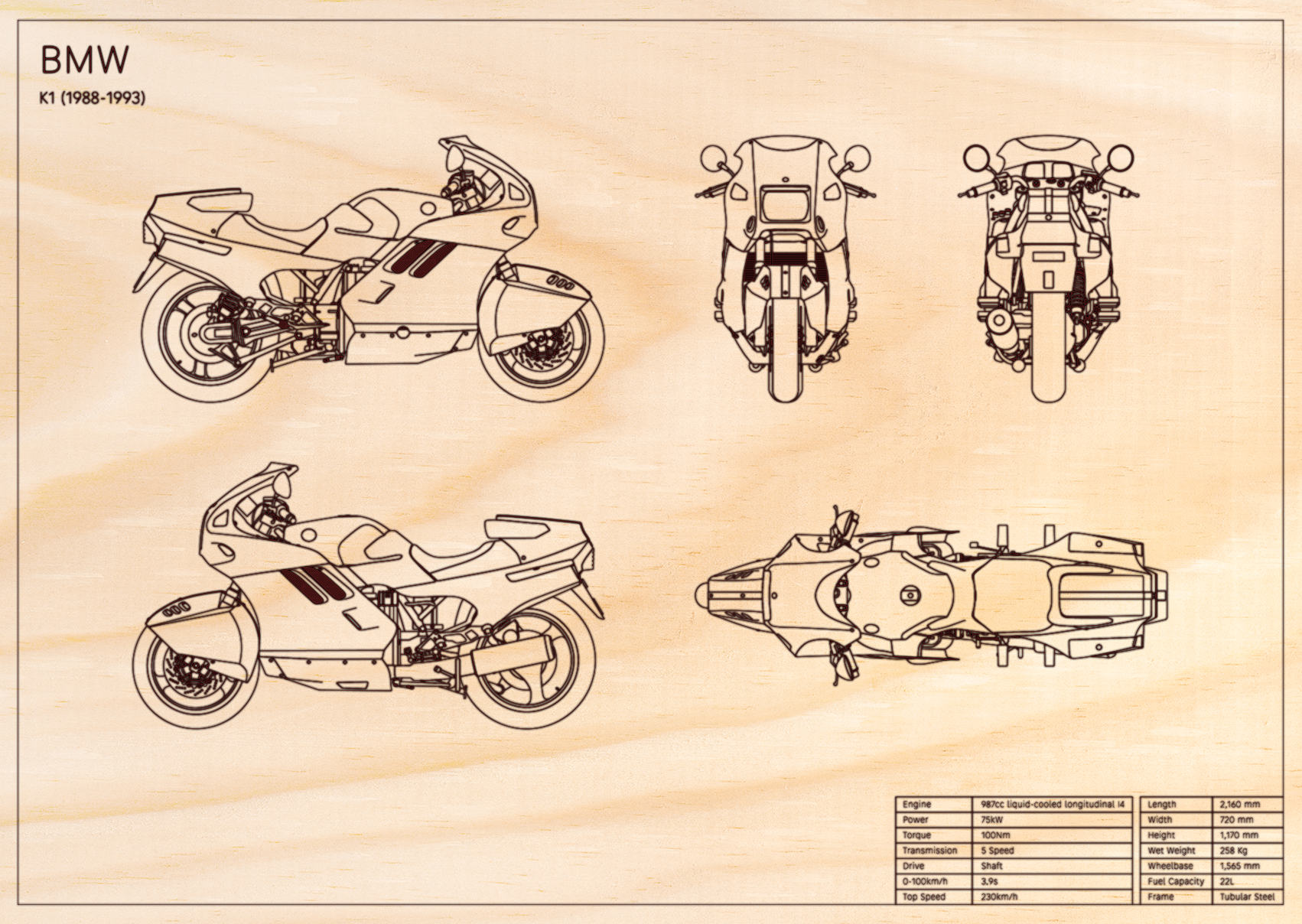BMW K1 (1988 - 1993)