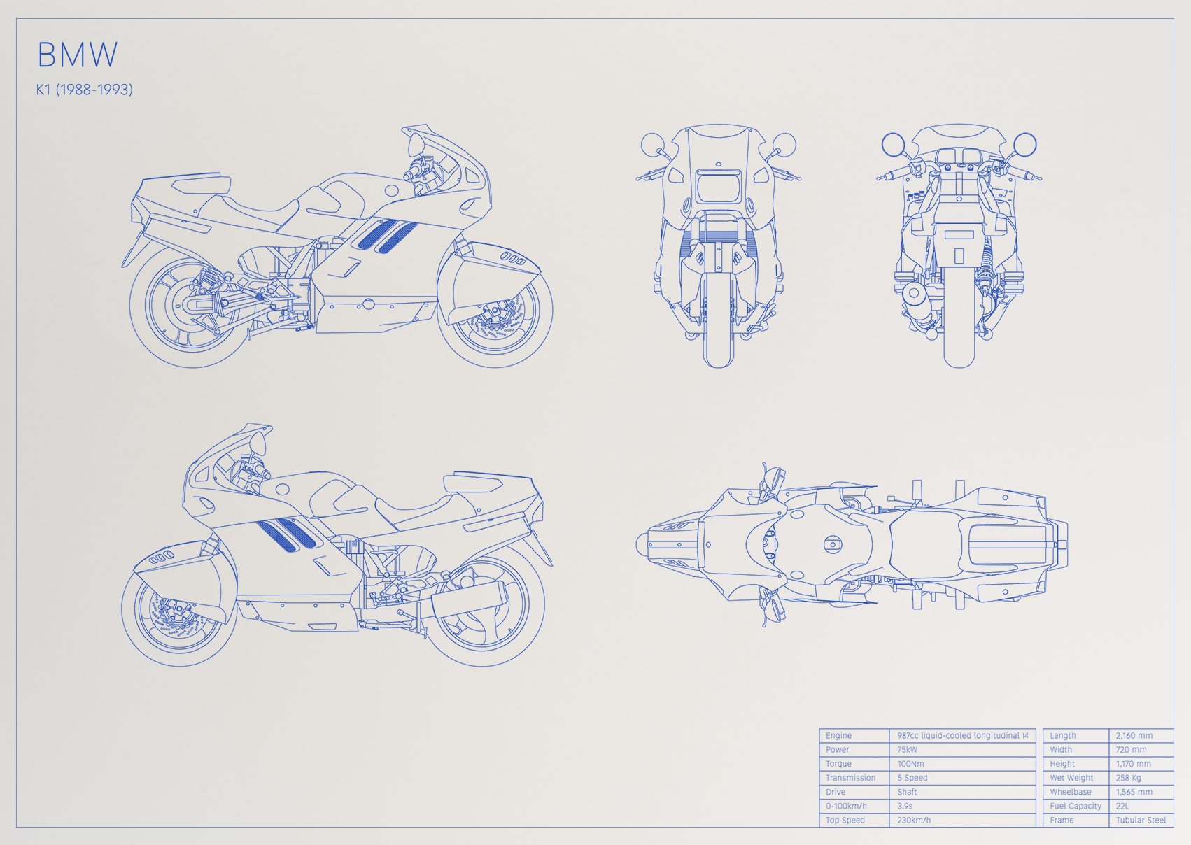 BMW K1 (1988 - 1993)