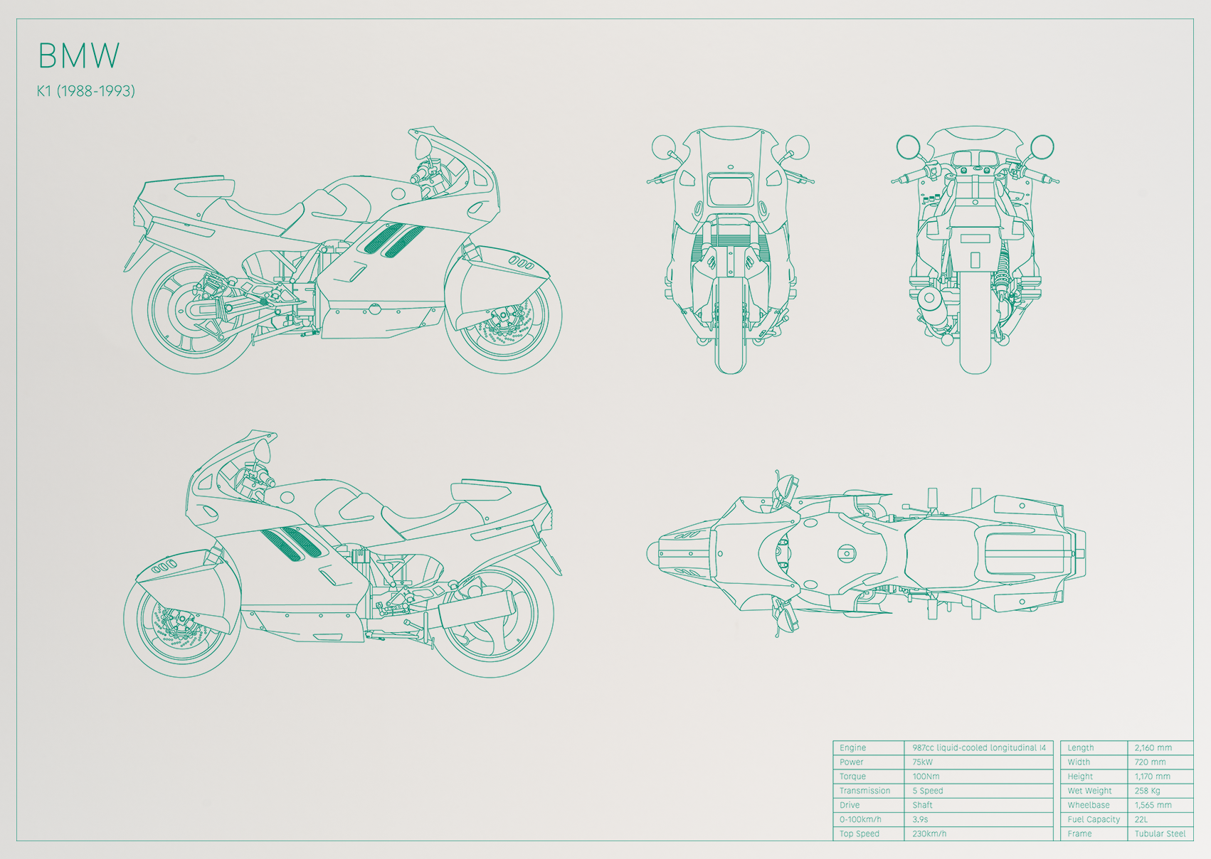 BMW K1 (1988 - 1993)