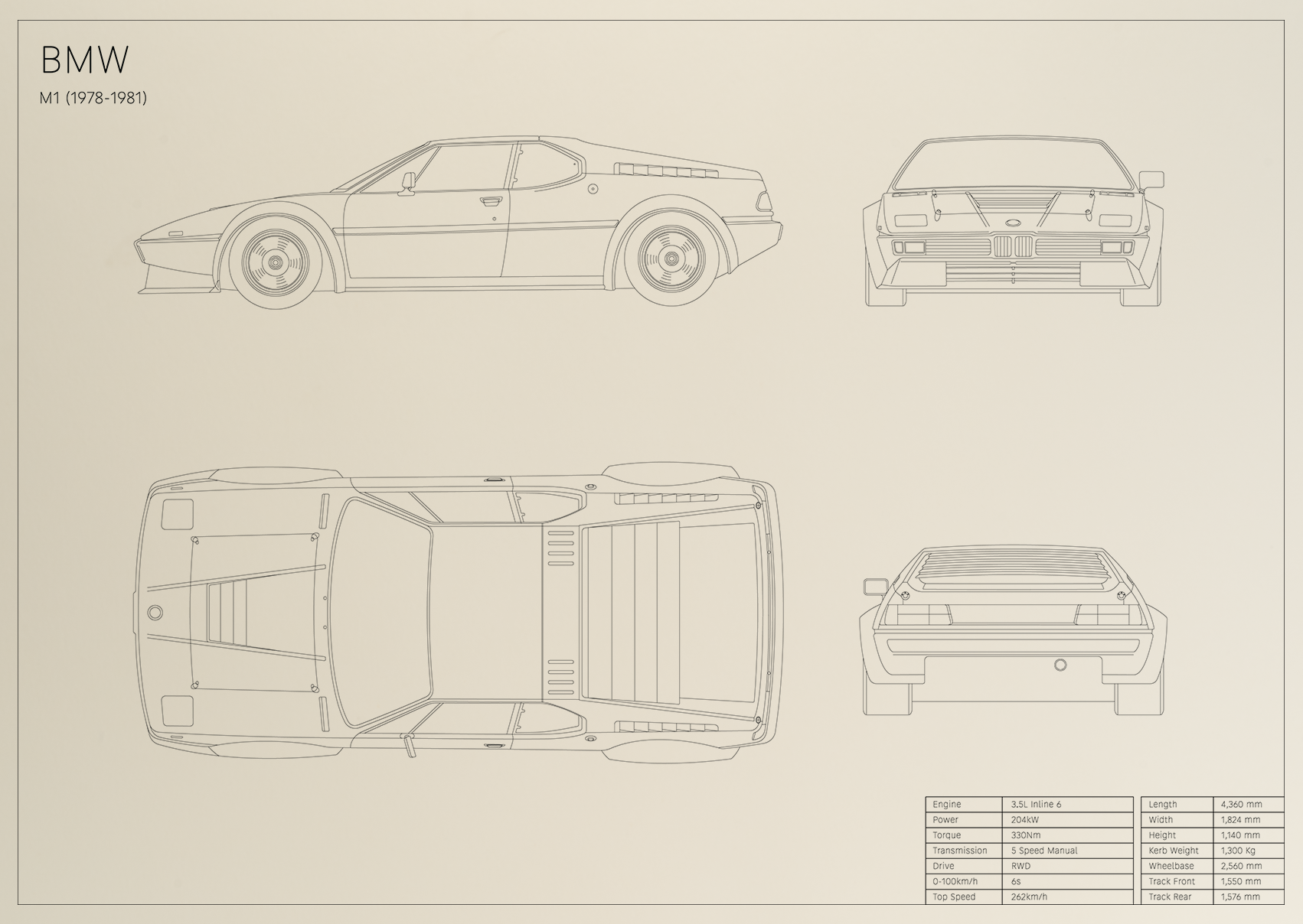 BMW M1 (1978 - 1981)
