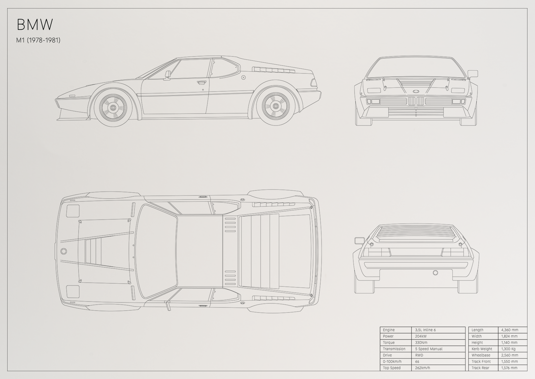 BMW M1 (1978 - 1981)