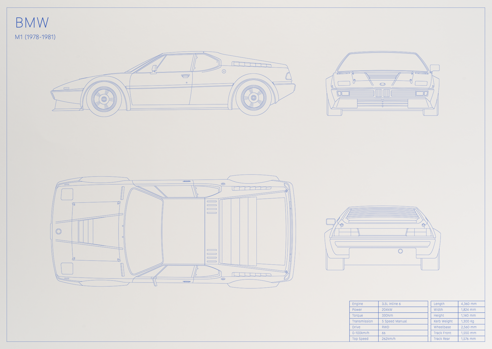 BMW M1 (1978 - 1981)