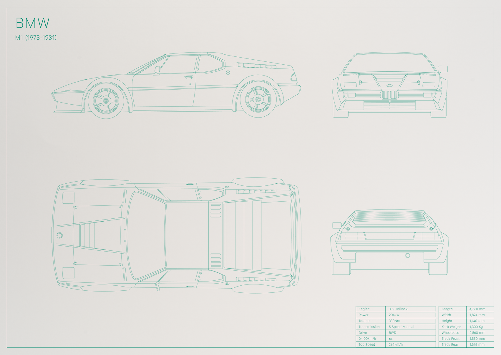 BMW M1 (1978 - 1981)