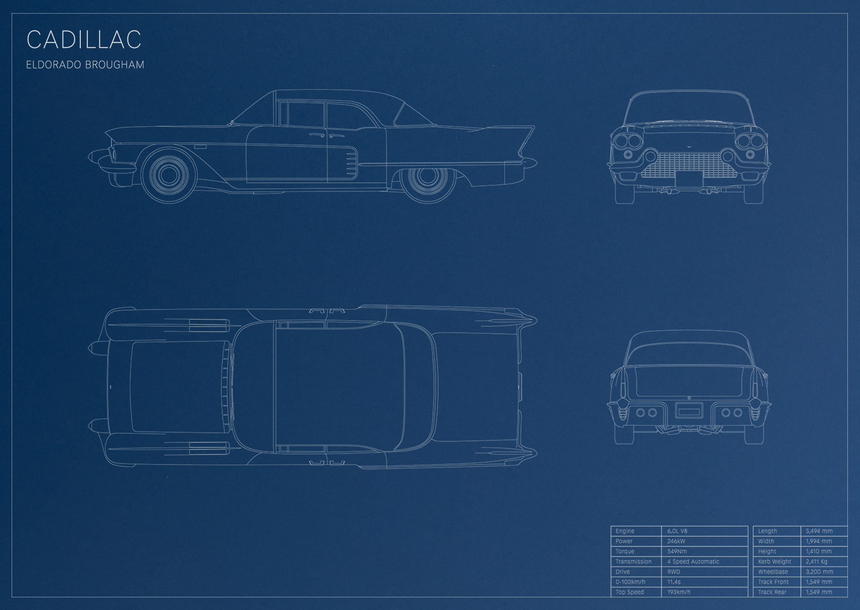 Cadillac Eldorado Brougham (1957 - 1958)