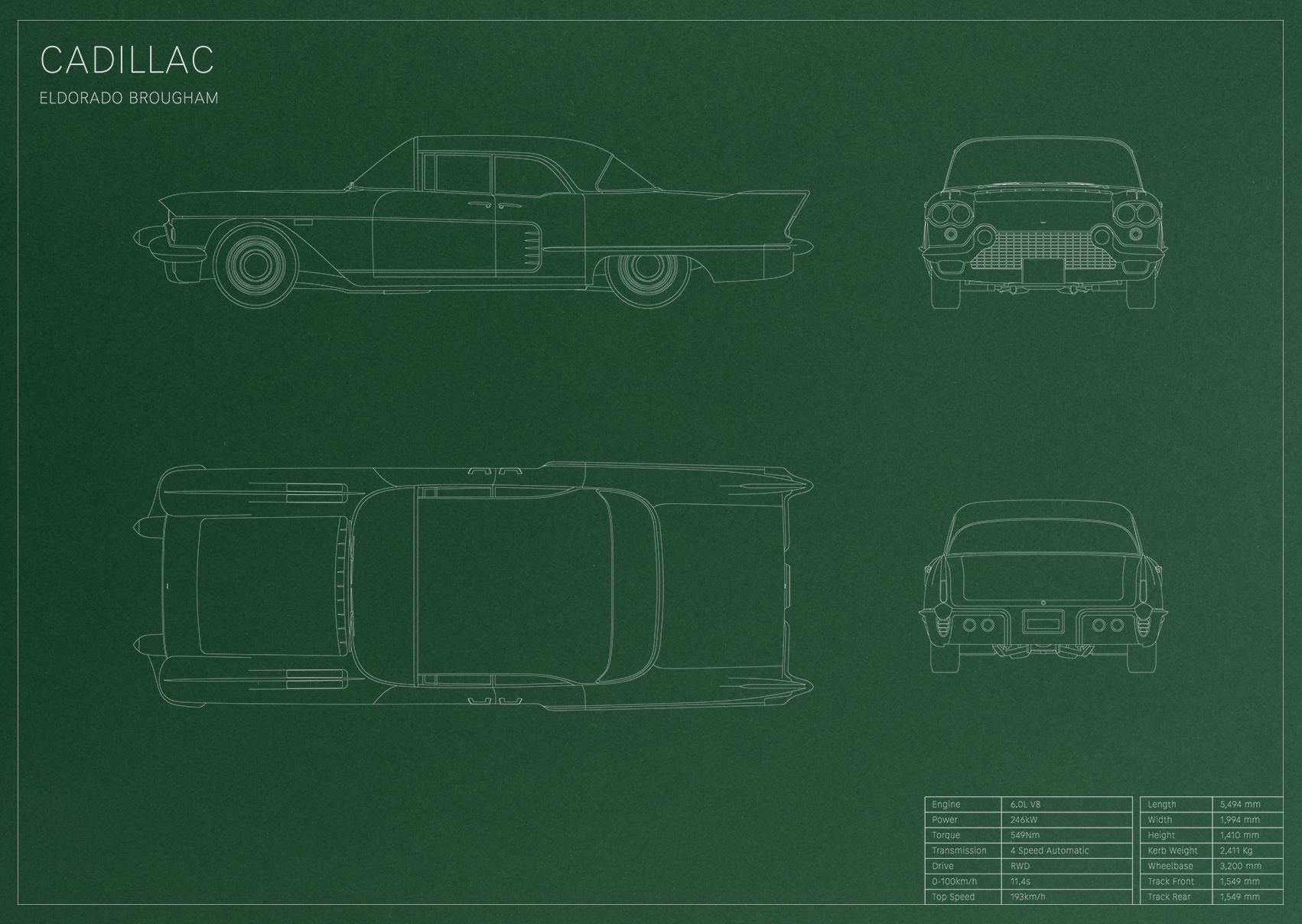 Cadillac Eldorado Brougham (1957 - 1958)