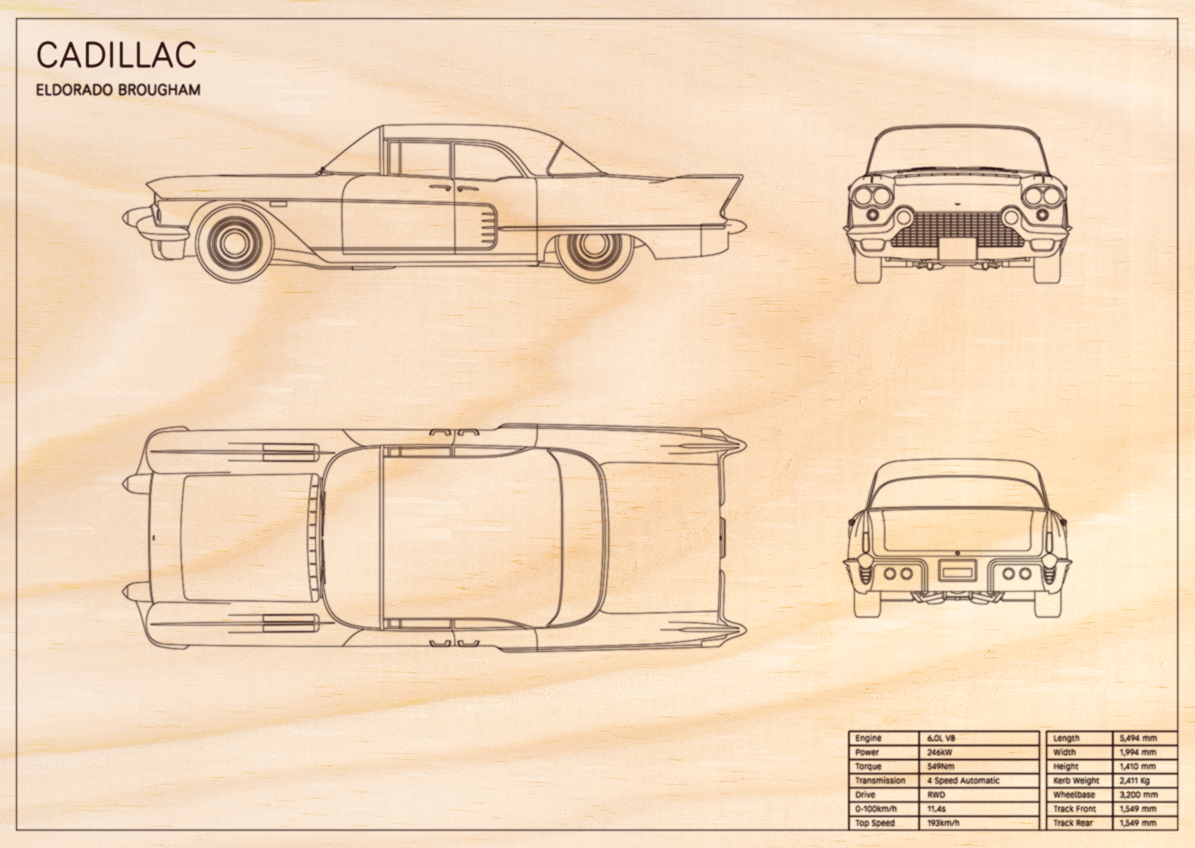 Cadillac Eldorado Brougham (1957 - 1958)