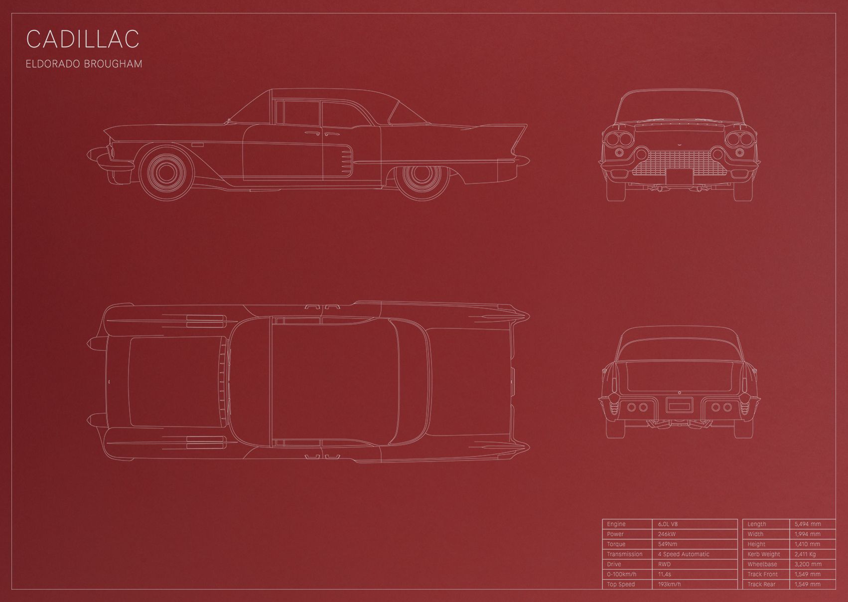 Cadillac Eldorado Brougham (1957 - 1958)