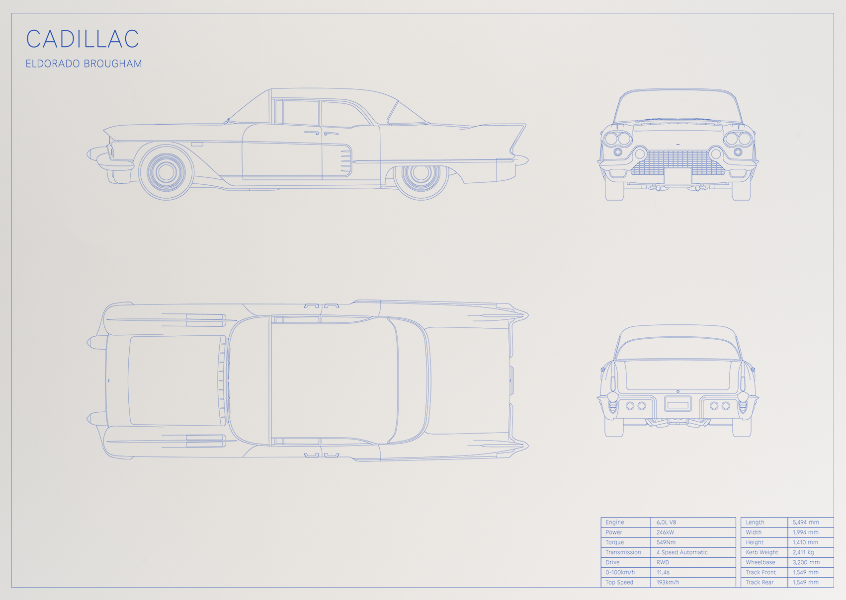 Cadillac Eldorado Brougham (1957 - 1958)