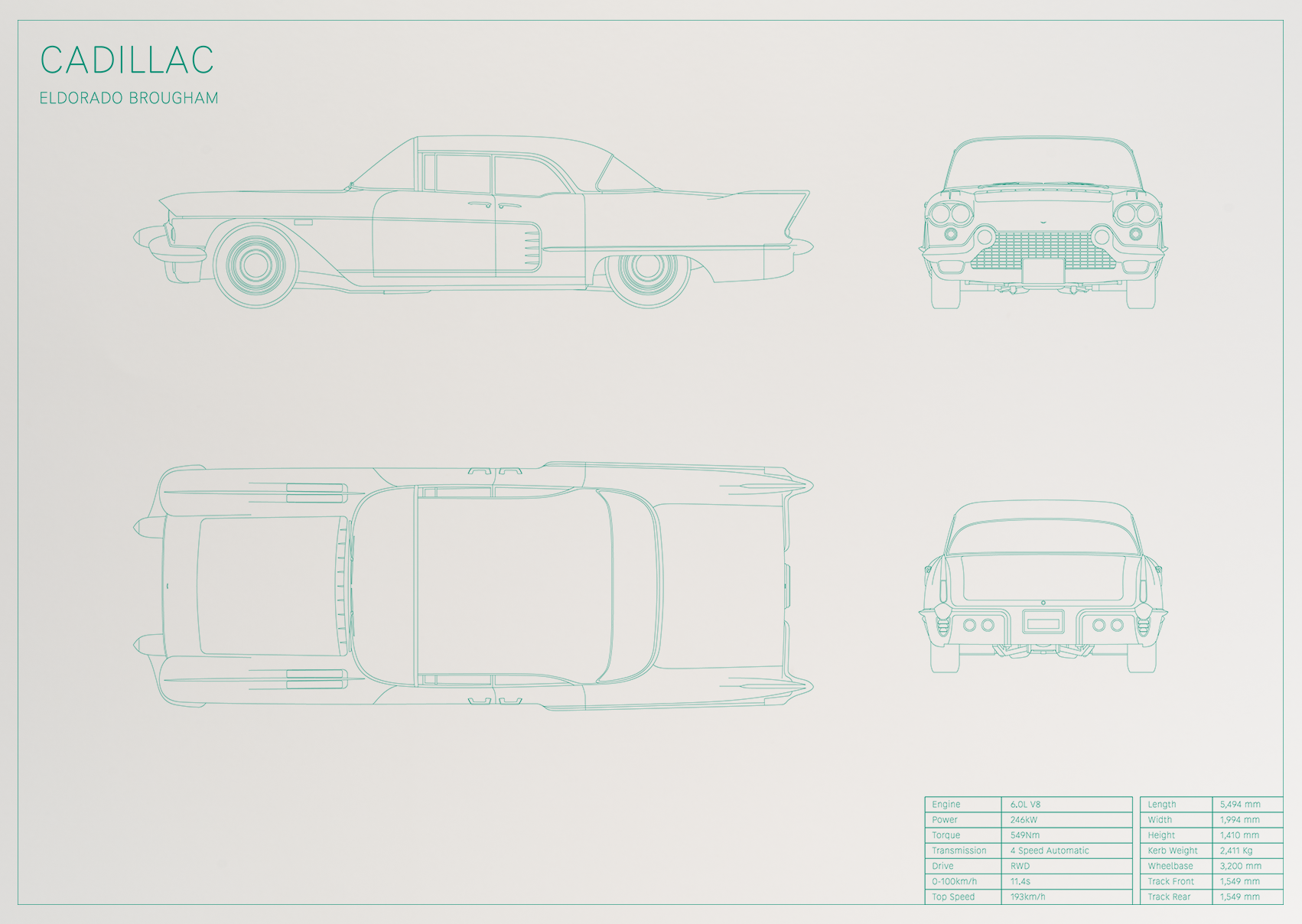 Cadillac Eldorado Brougham (1957 - 1958)