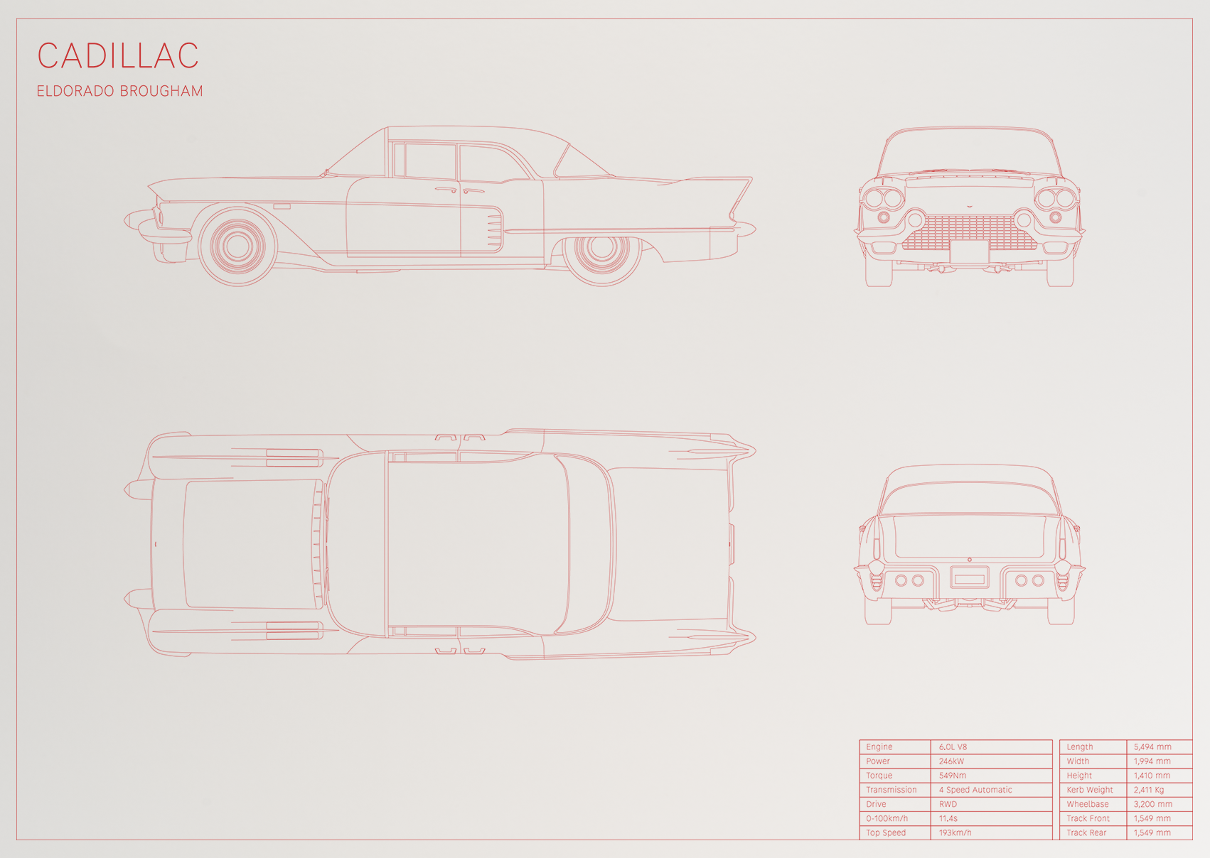 Cadillac Eldorado Brougham (1957 - 1958)