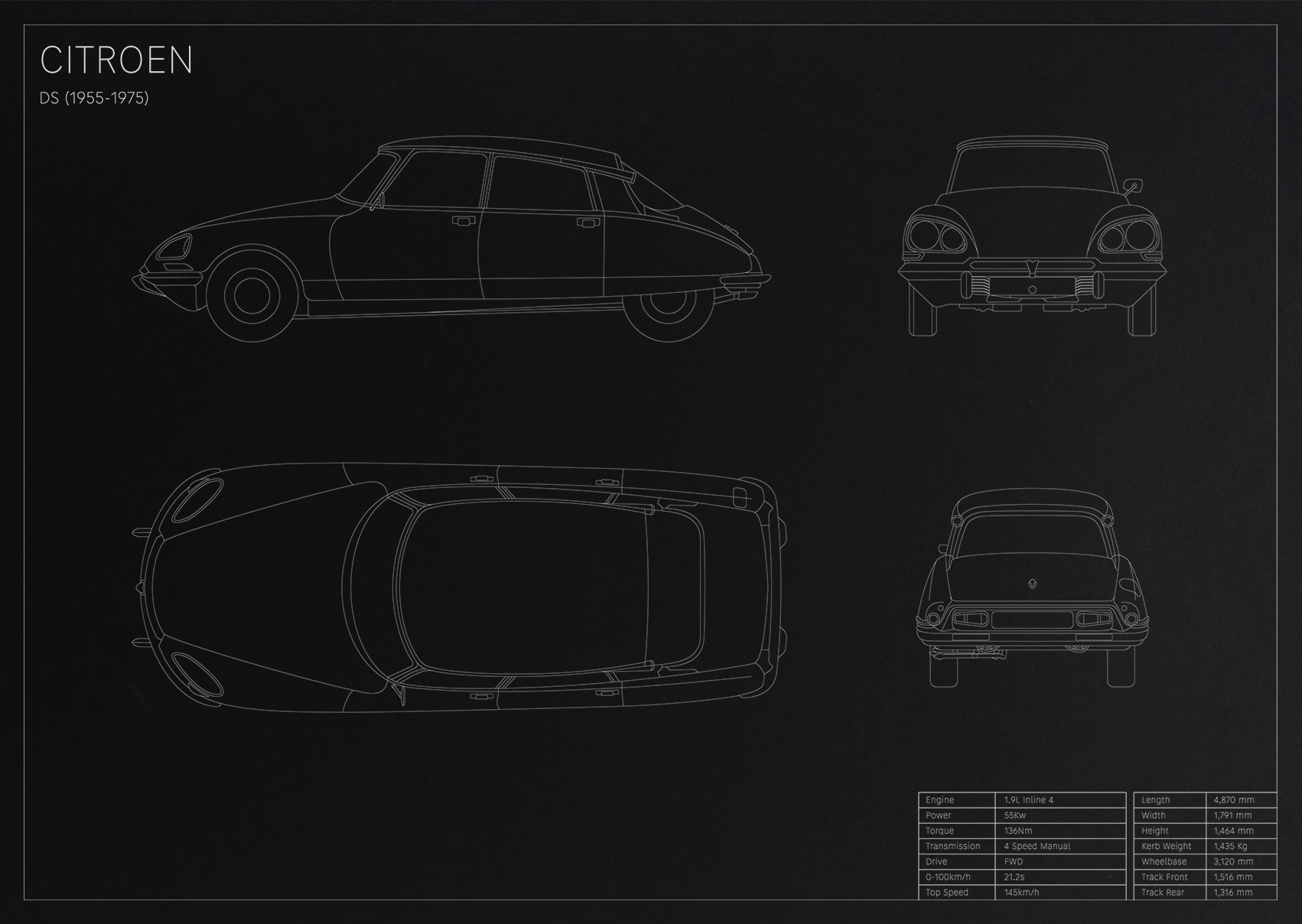 Citroen DS (1955 - 1975)