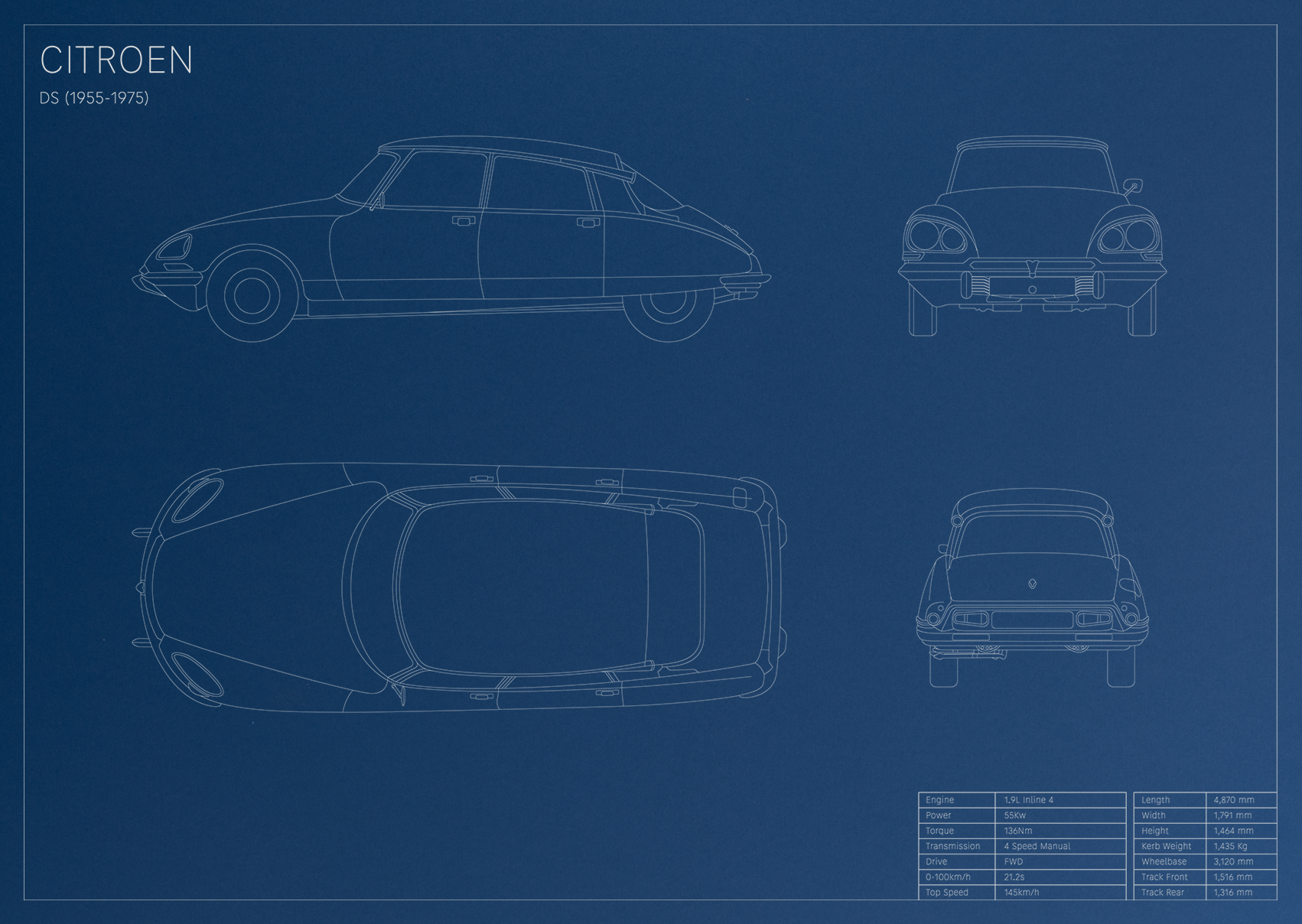 Citroen DS (1955 - 1975)