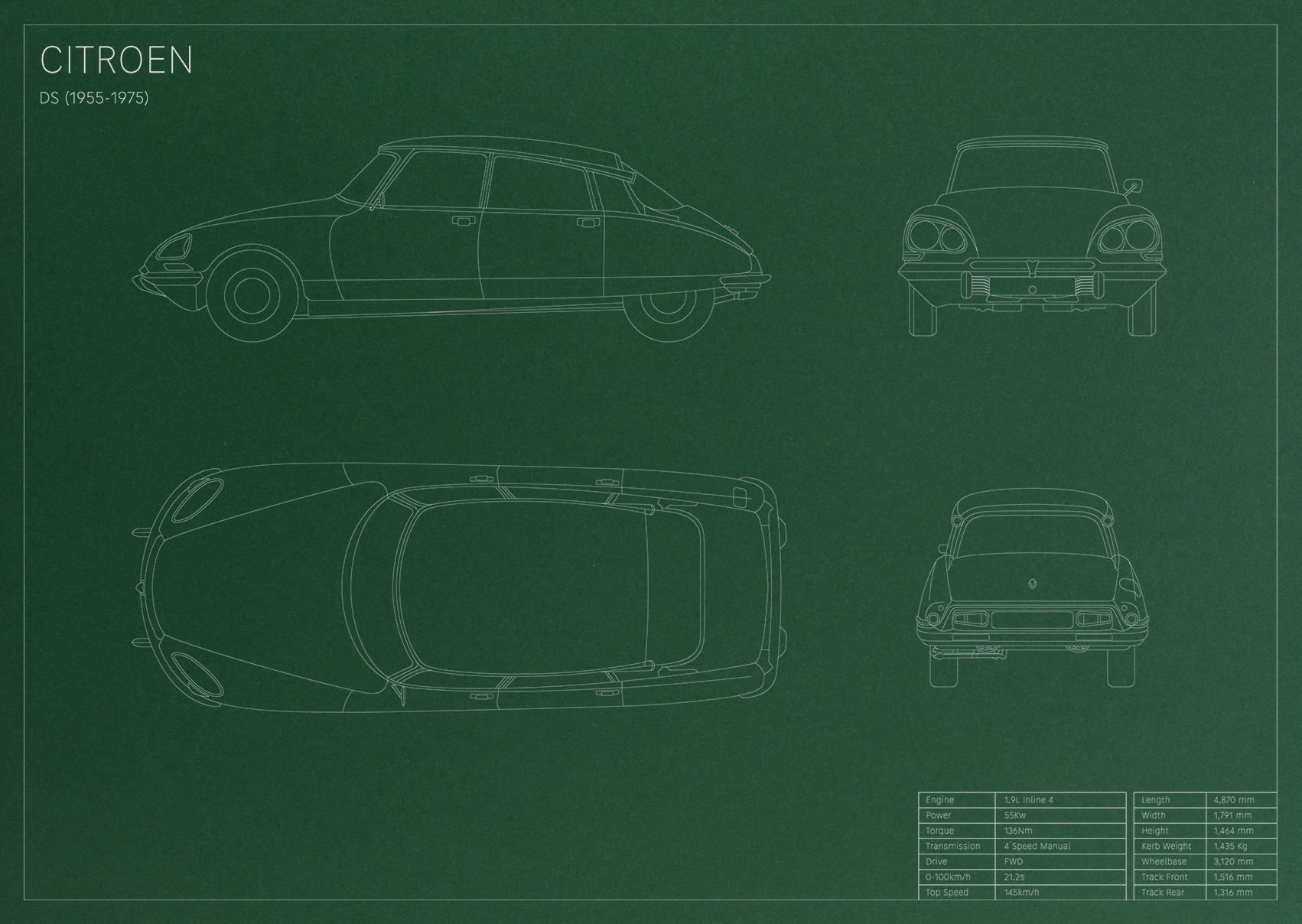 Citroen DS (1955 - 1975)