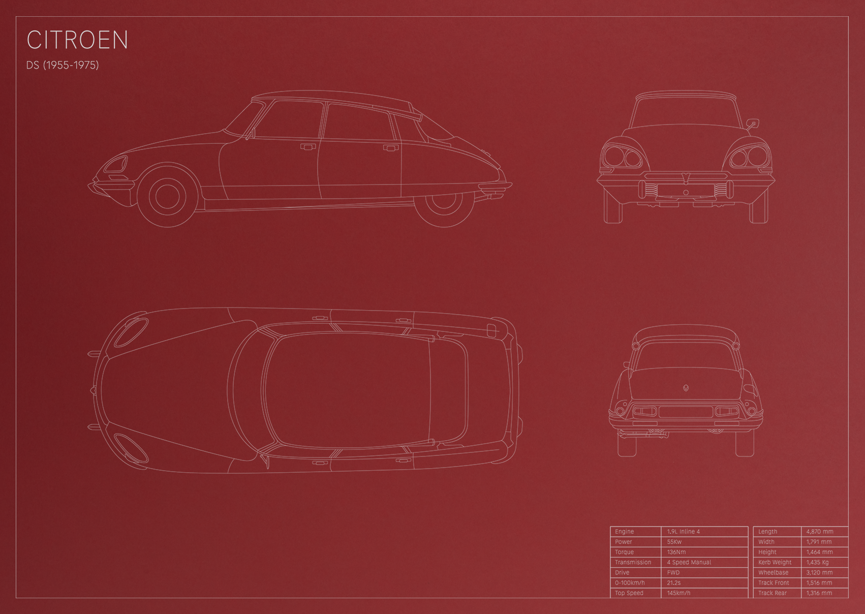 Citroen DS (1955 - 1975)