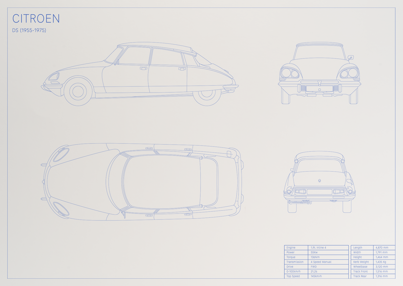 Citroen DS (1955 - 1975)