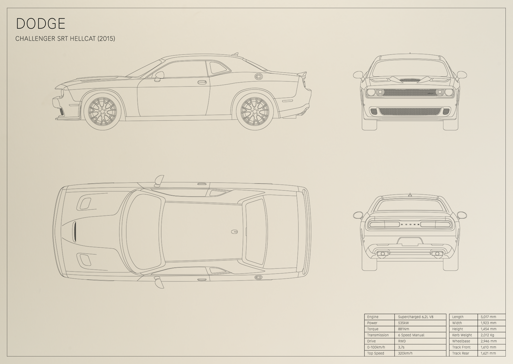 Dodge Challenger SRT Hellcat (2015)