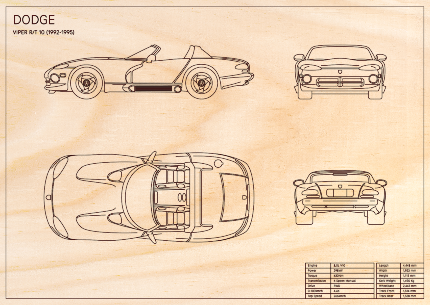 Dodge Viper RT/10 (1992 - 1995)