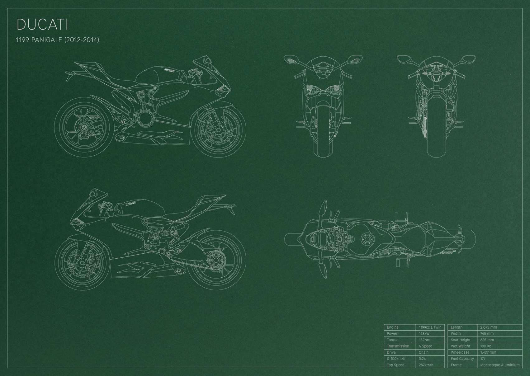 Ducati 1199 Panigale (2012 - 2014)