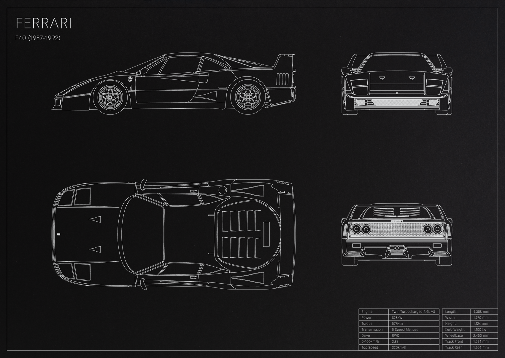Ferrari F40 (1987 - 1992)