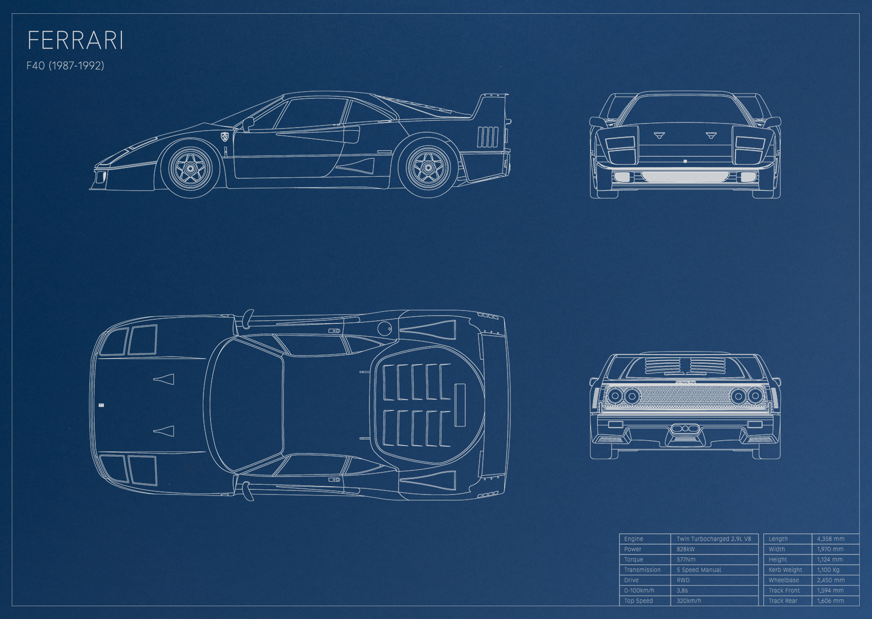 Ferrari F40 (1987 - 1992)
