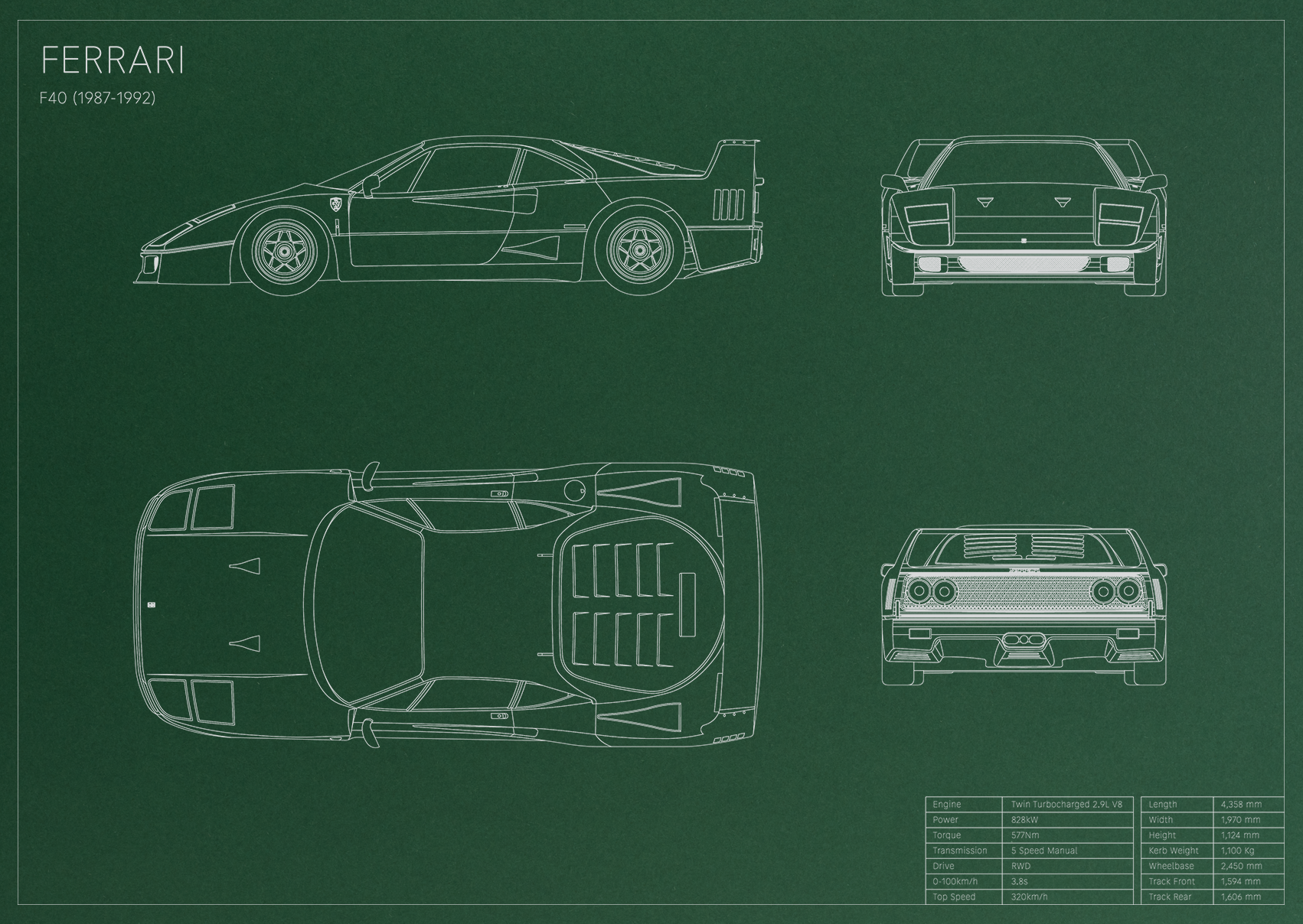 Ferrari F40 (1987 - 1992)