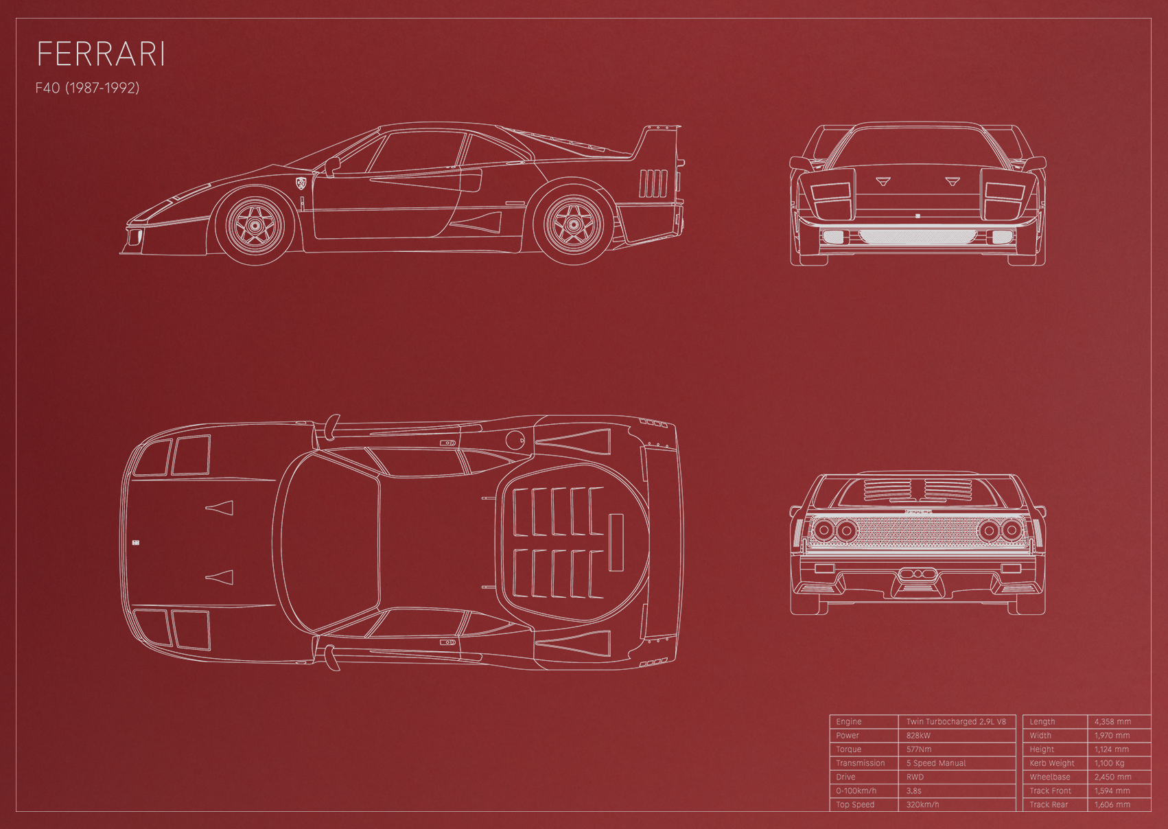 Ferrari F40 (1987 - 1992)