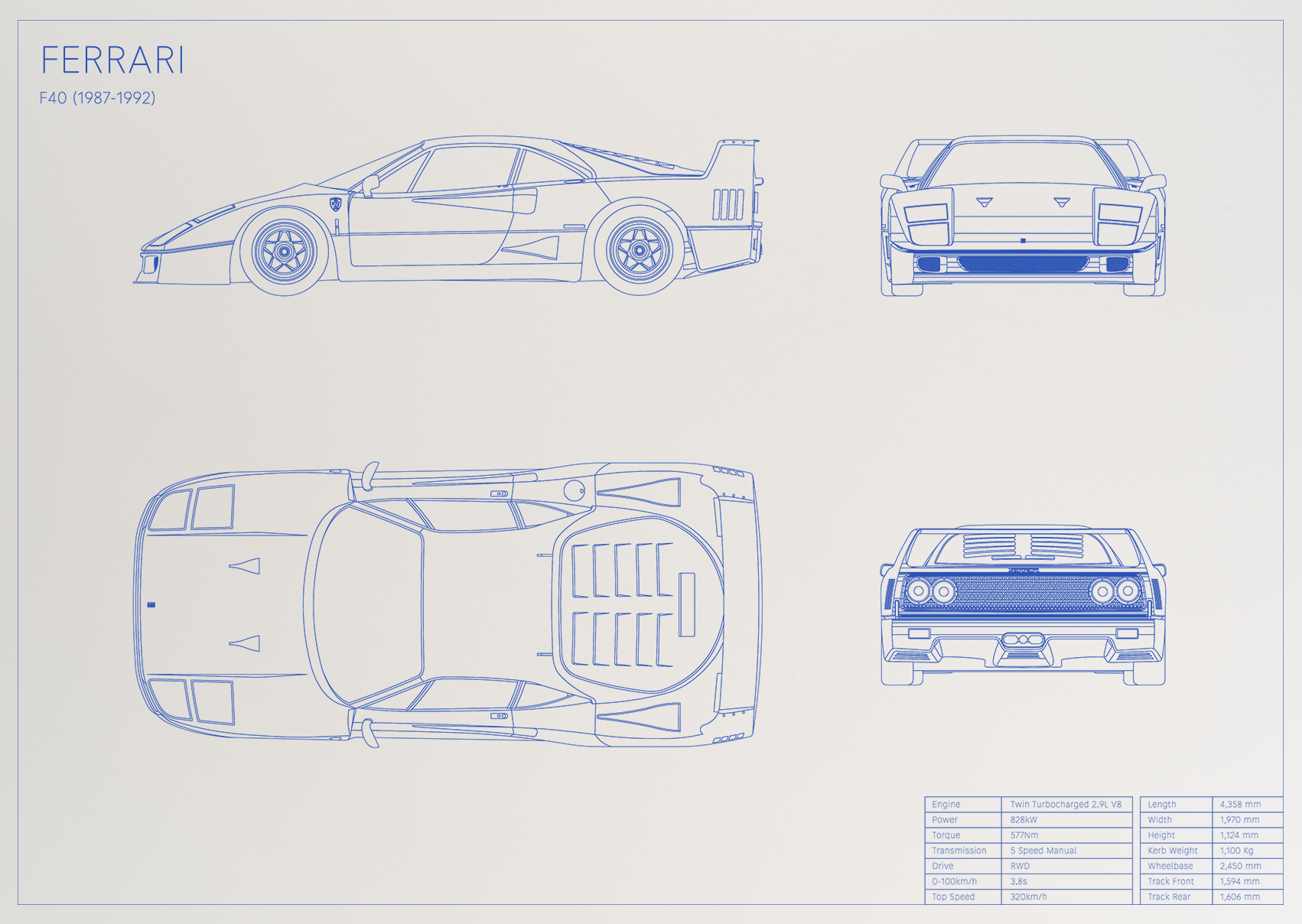 Ferrari F40 (1987 - 1992)
