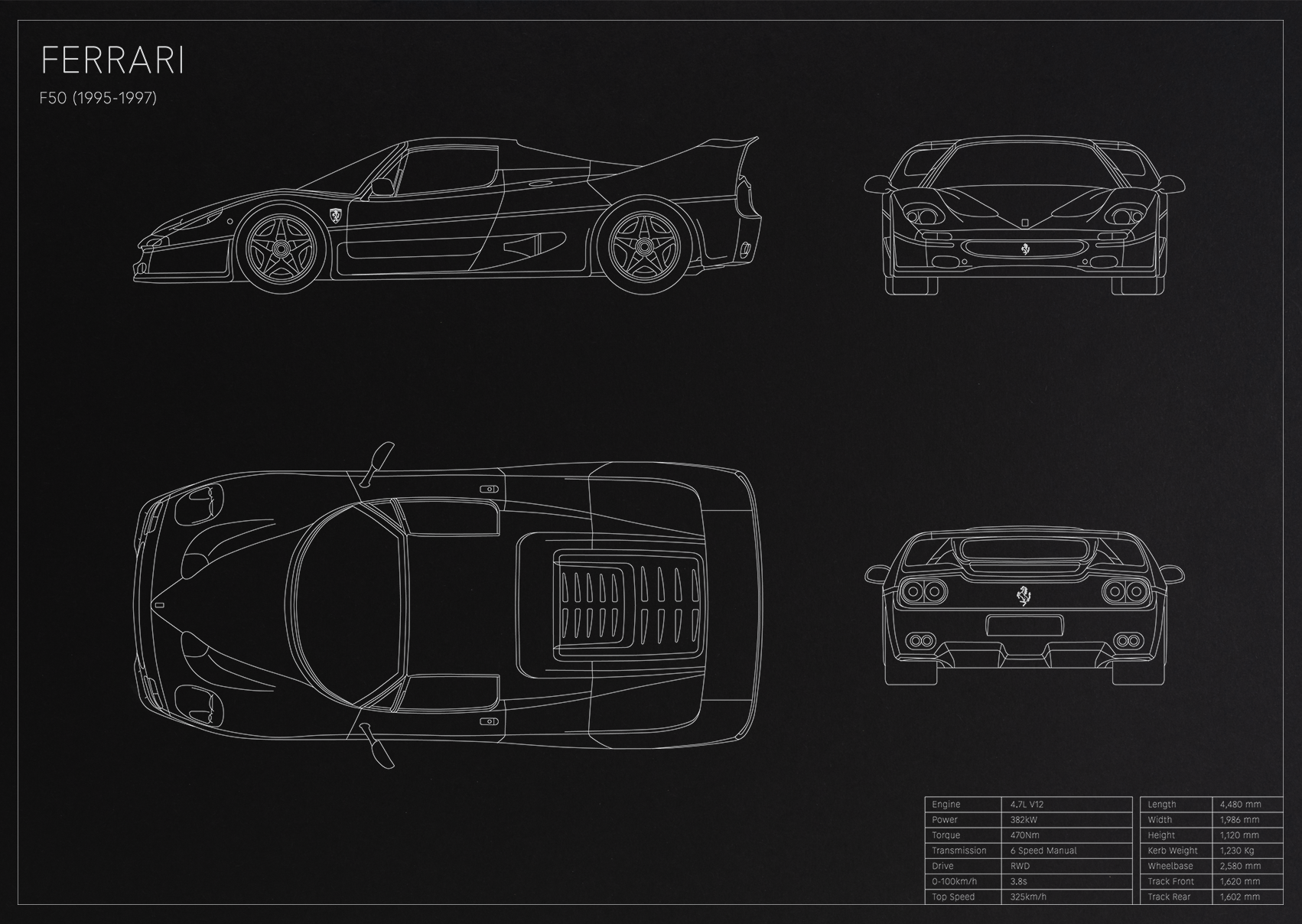 Ferrari F50 (1995 - 1997)