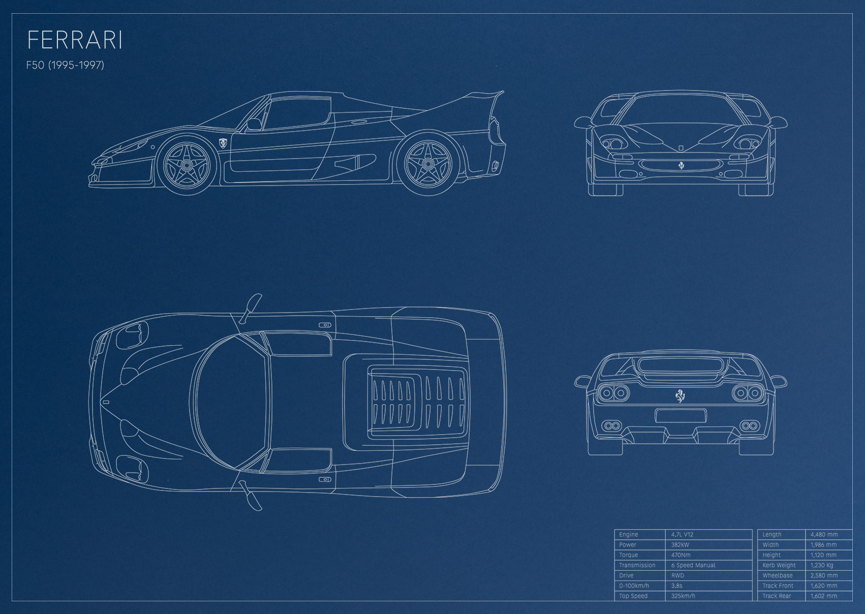 Ferrari F50 (1995 - 1997)
