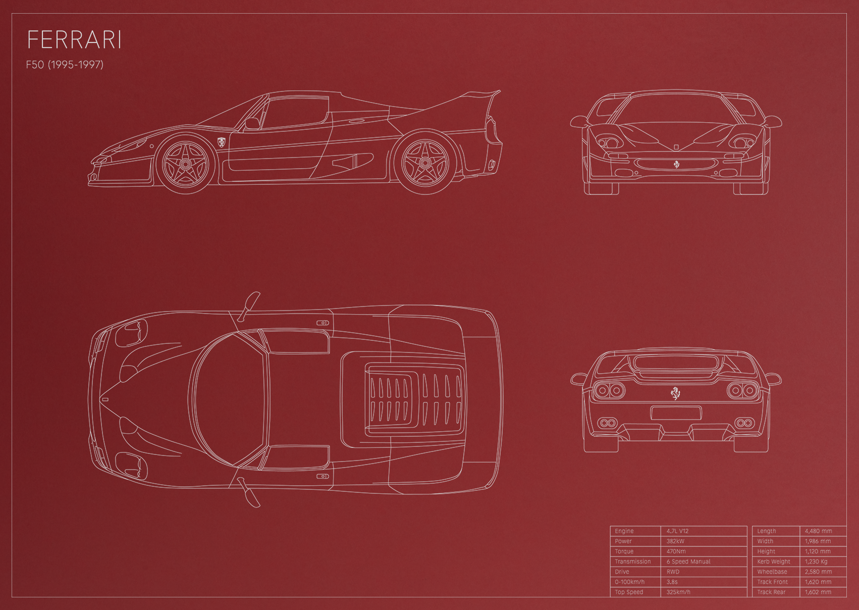 Ferrari F50 (1995 - 1997)
