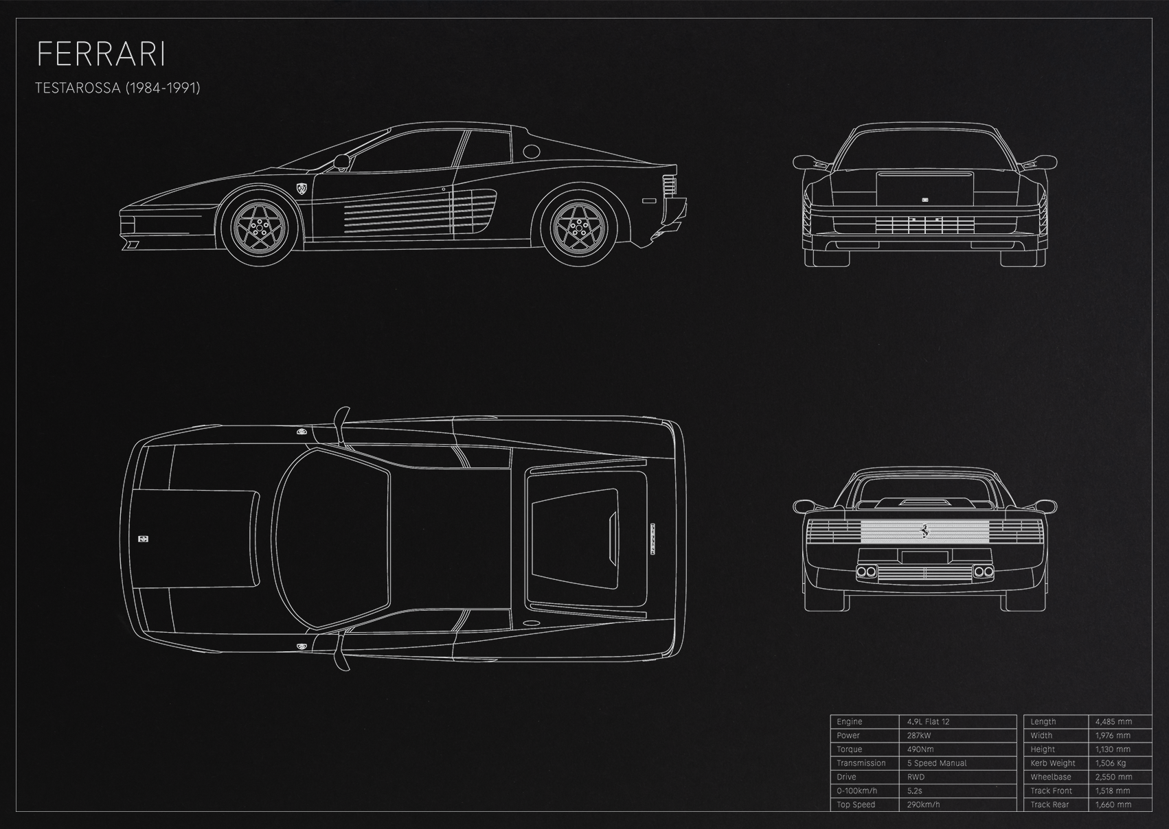 Ferrari Testarossa (1984 - 1991)