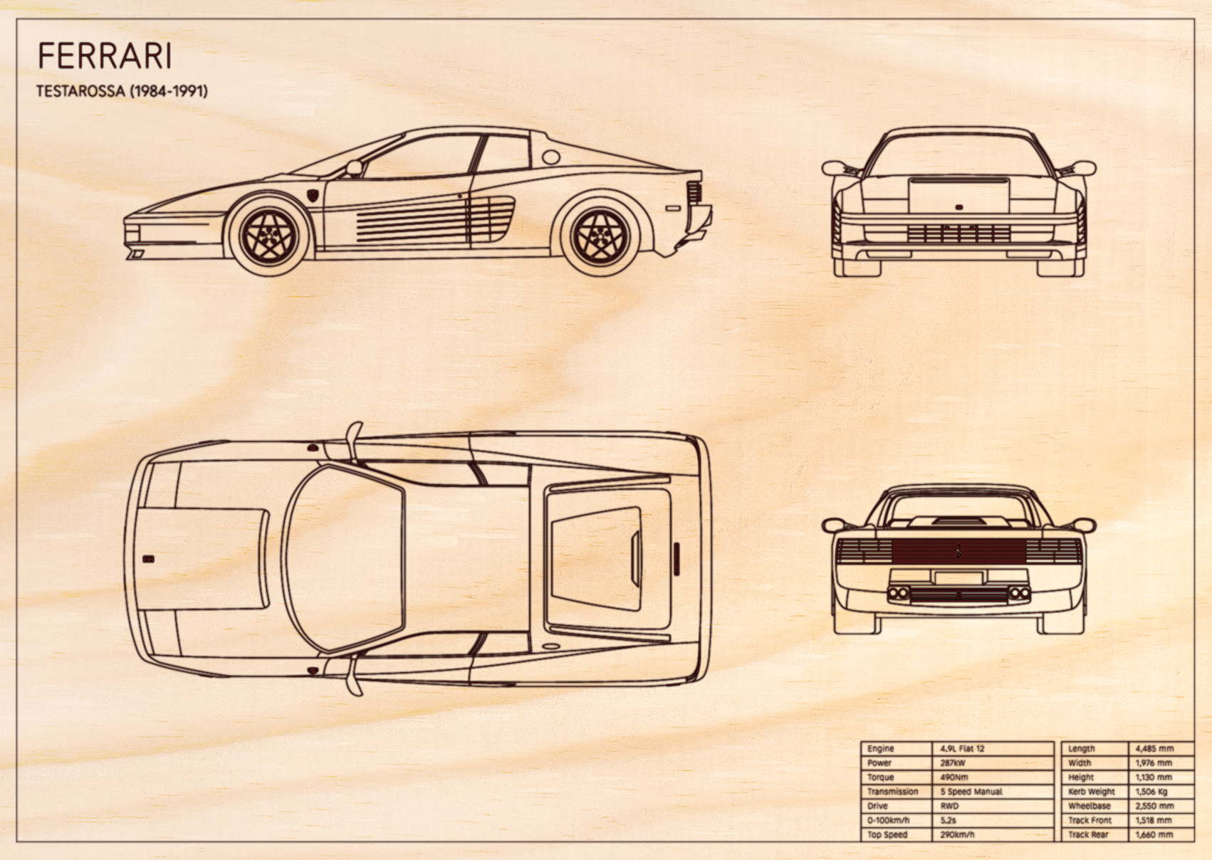 Ferrari Testarossa (1984 - 1991)