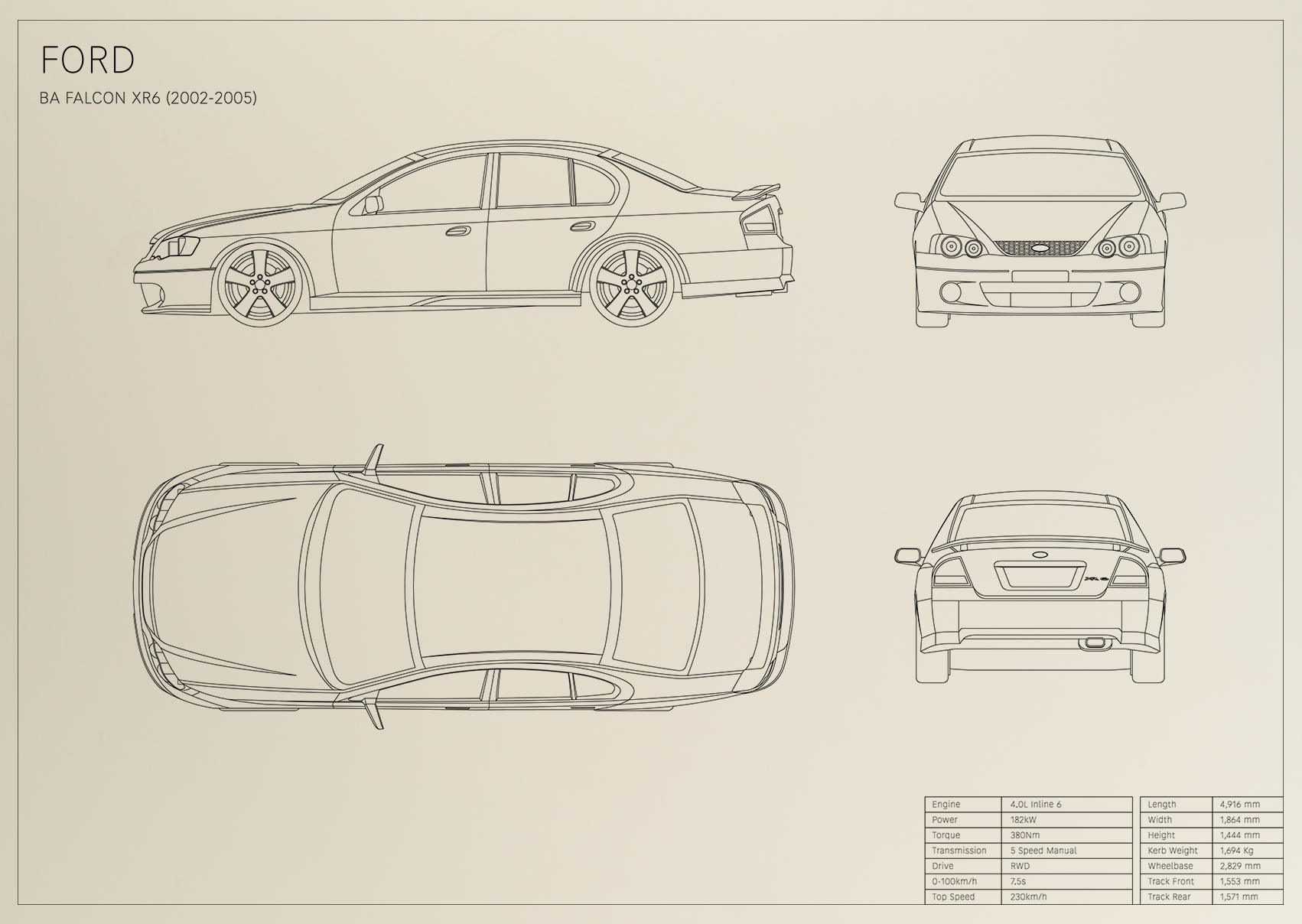 Ford BA Falcon XR6 (2002 - 2005)