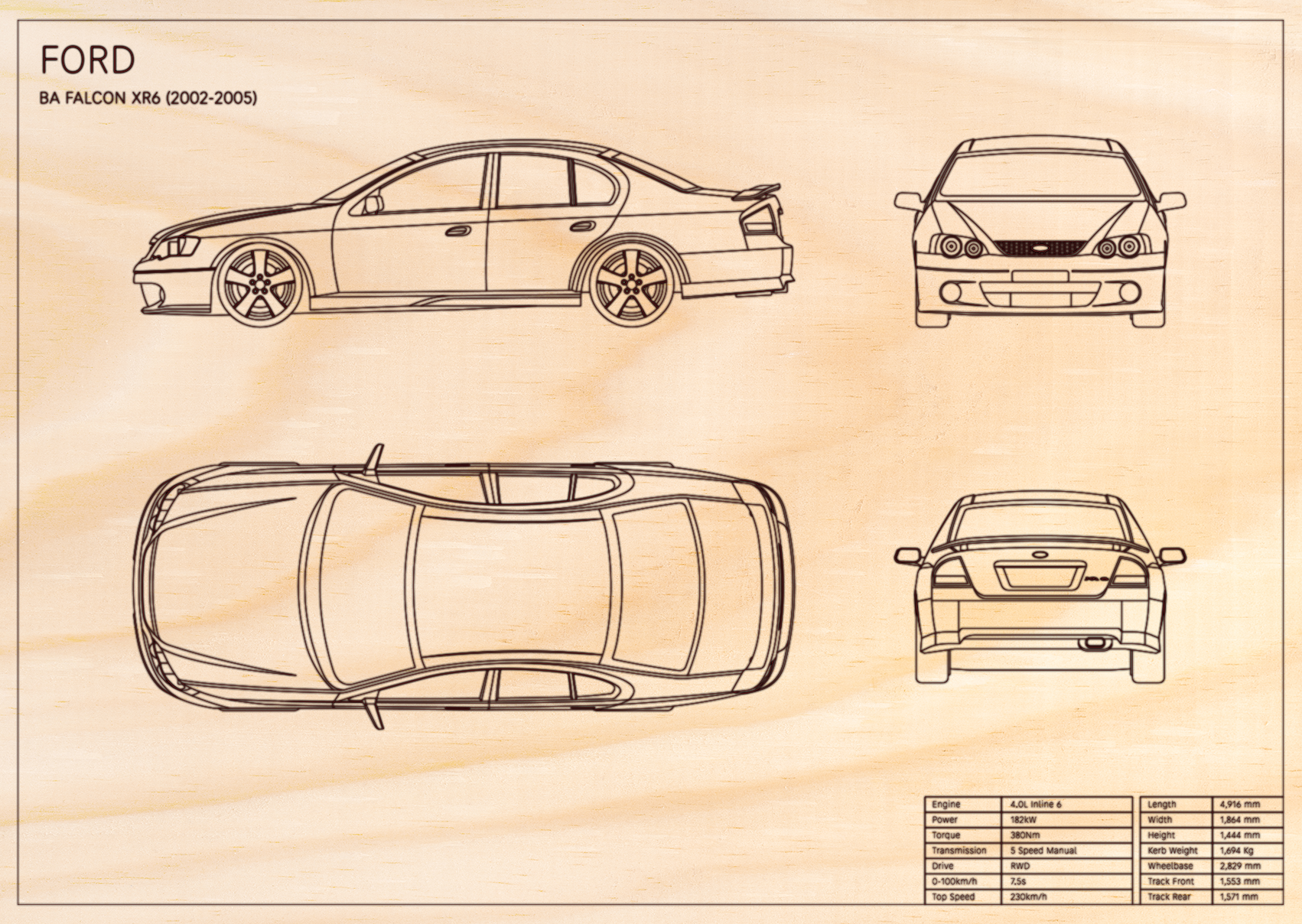 Ford BA Falcon XR6 (2002 - 2005)
