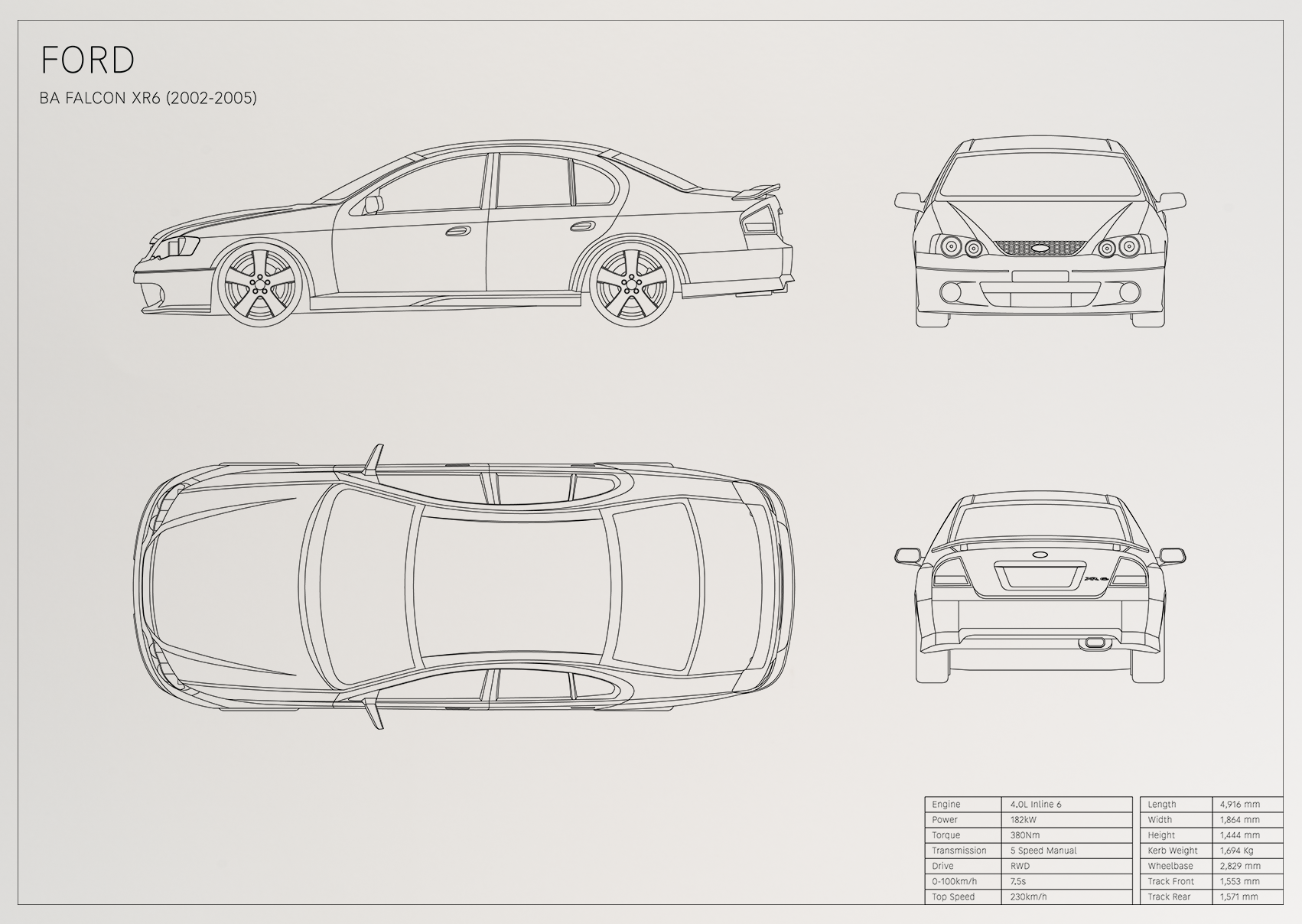 Ford BA Falcon XR6 (2002 - 2005)