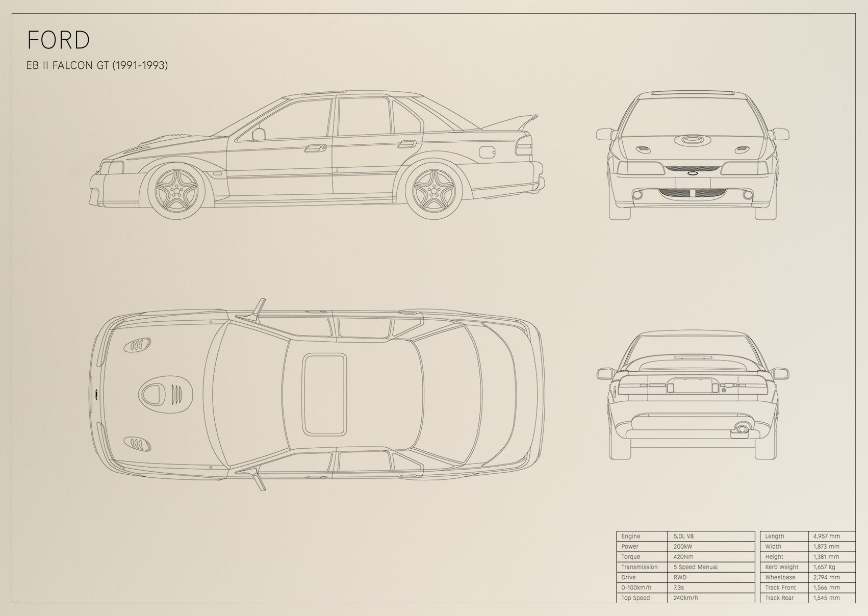 Ford Falcon EB II GT (1991 - 1993)