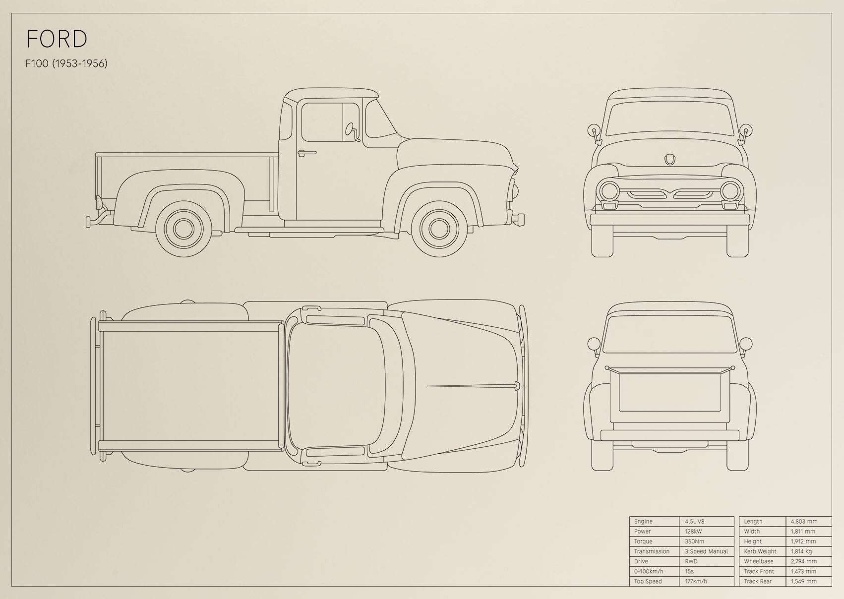 Ford F100 (1953 - 1956)