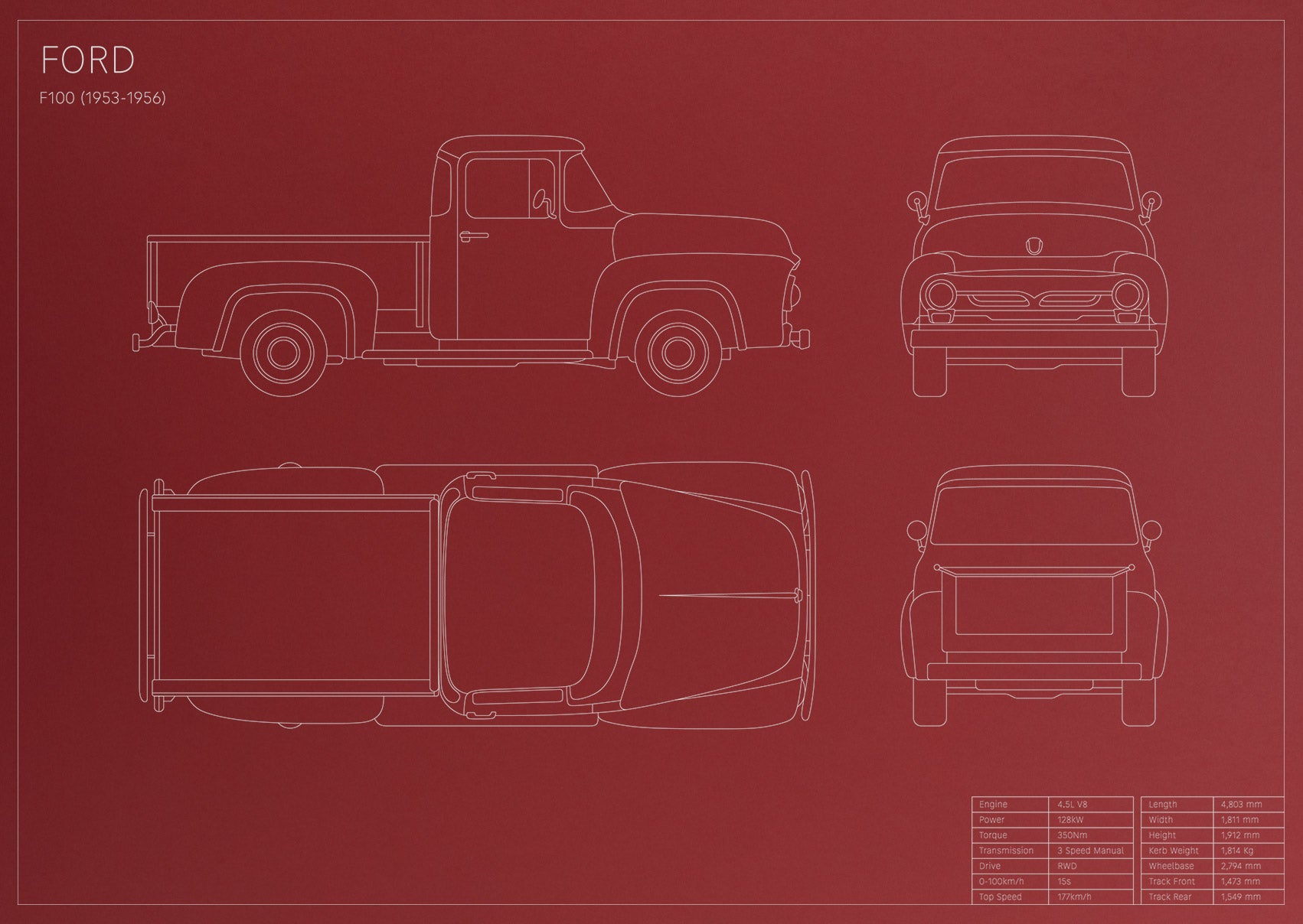 Ford F100 (1953 - 1956)