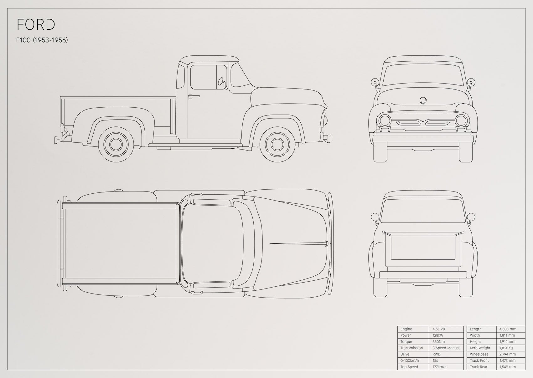 Ford F100 (1953 - 1956)