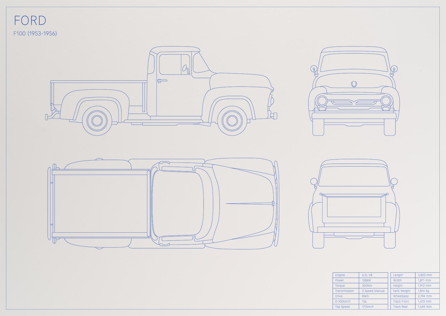 Ford F100 (1953 - 1956)