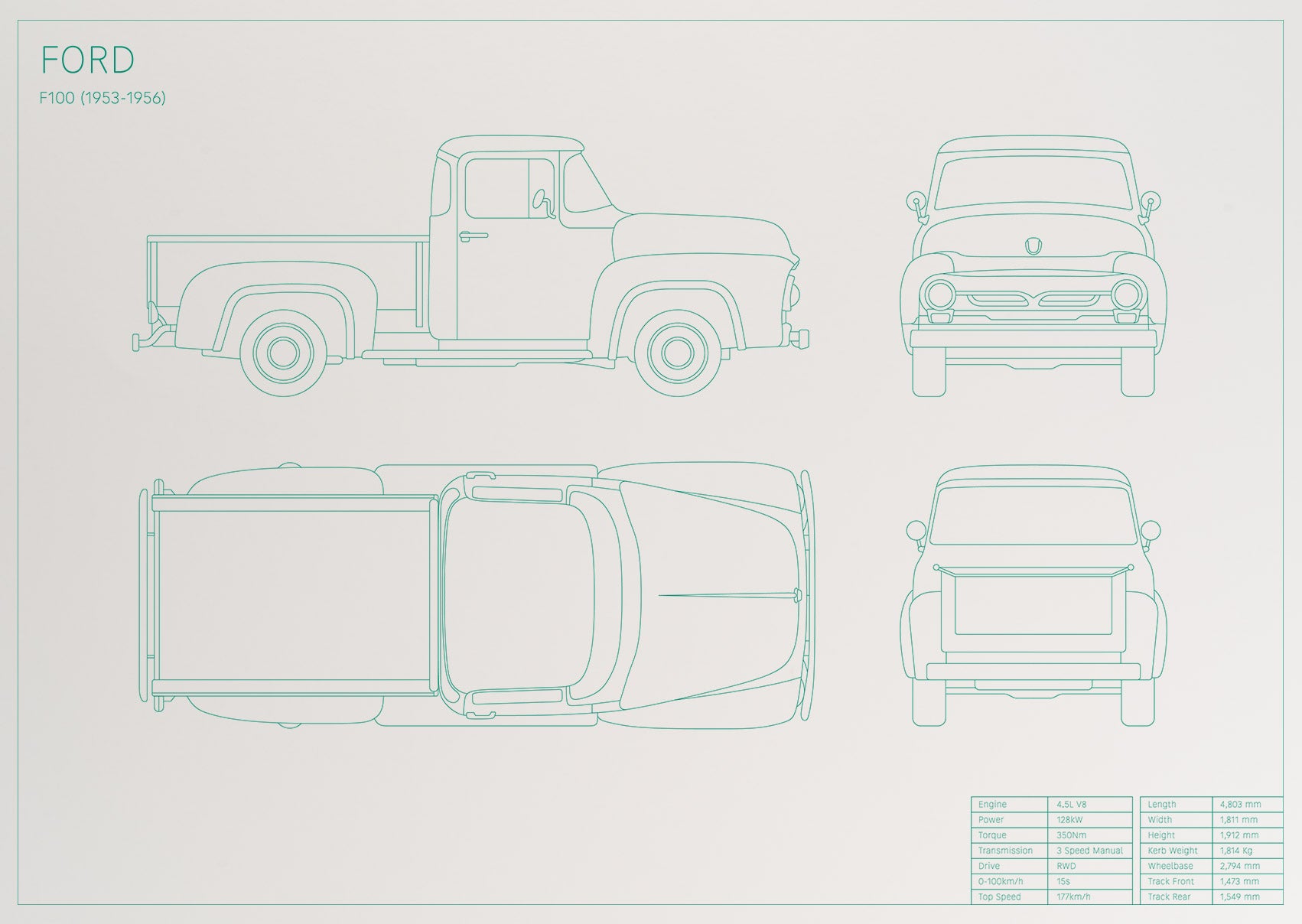 Ford F100 (1953 - 1956)
