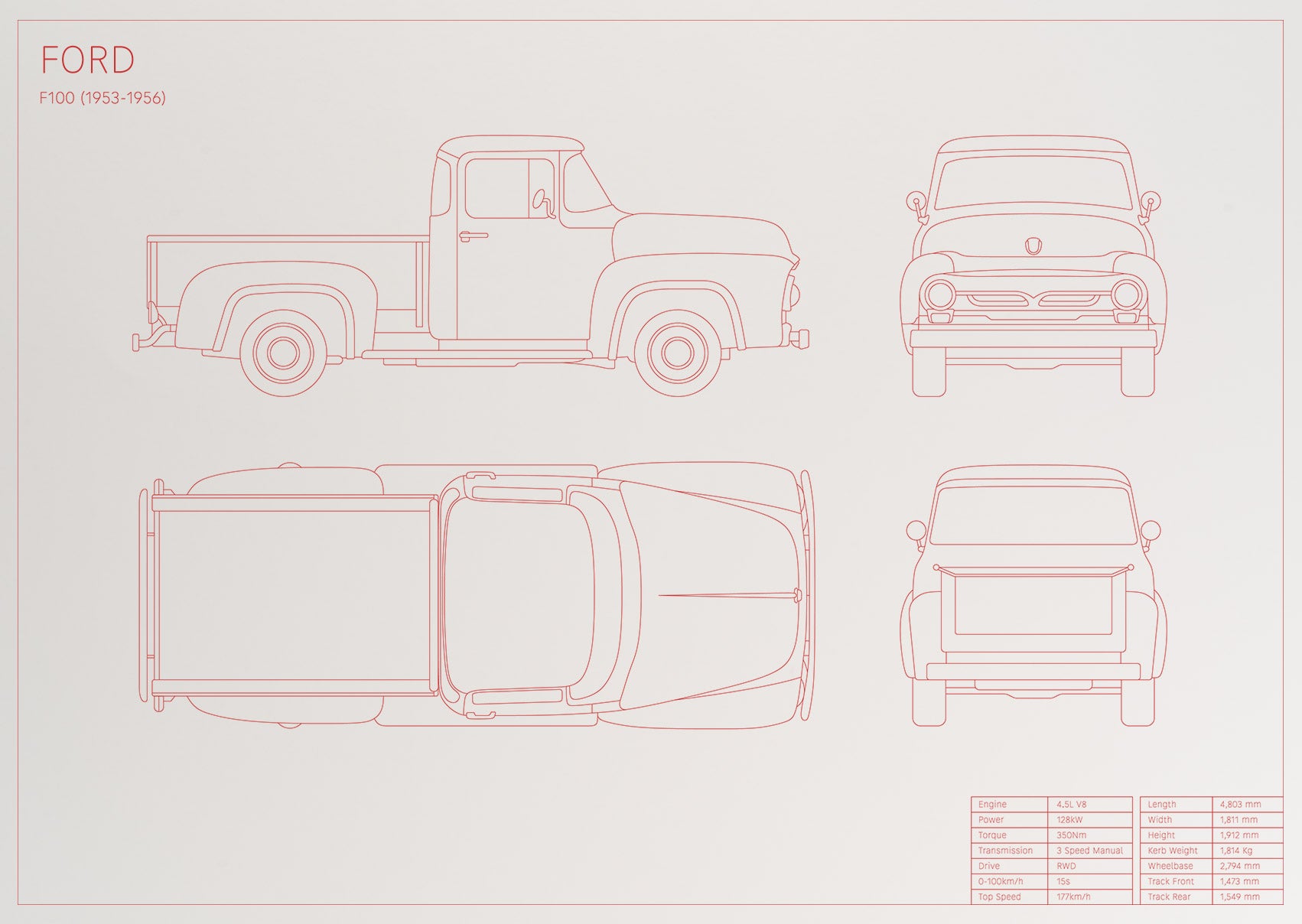 Ford F100 (1953 - 1956)