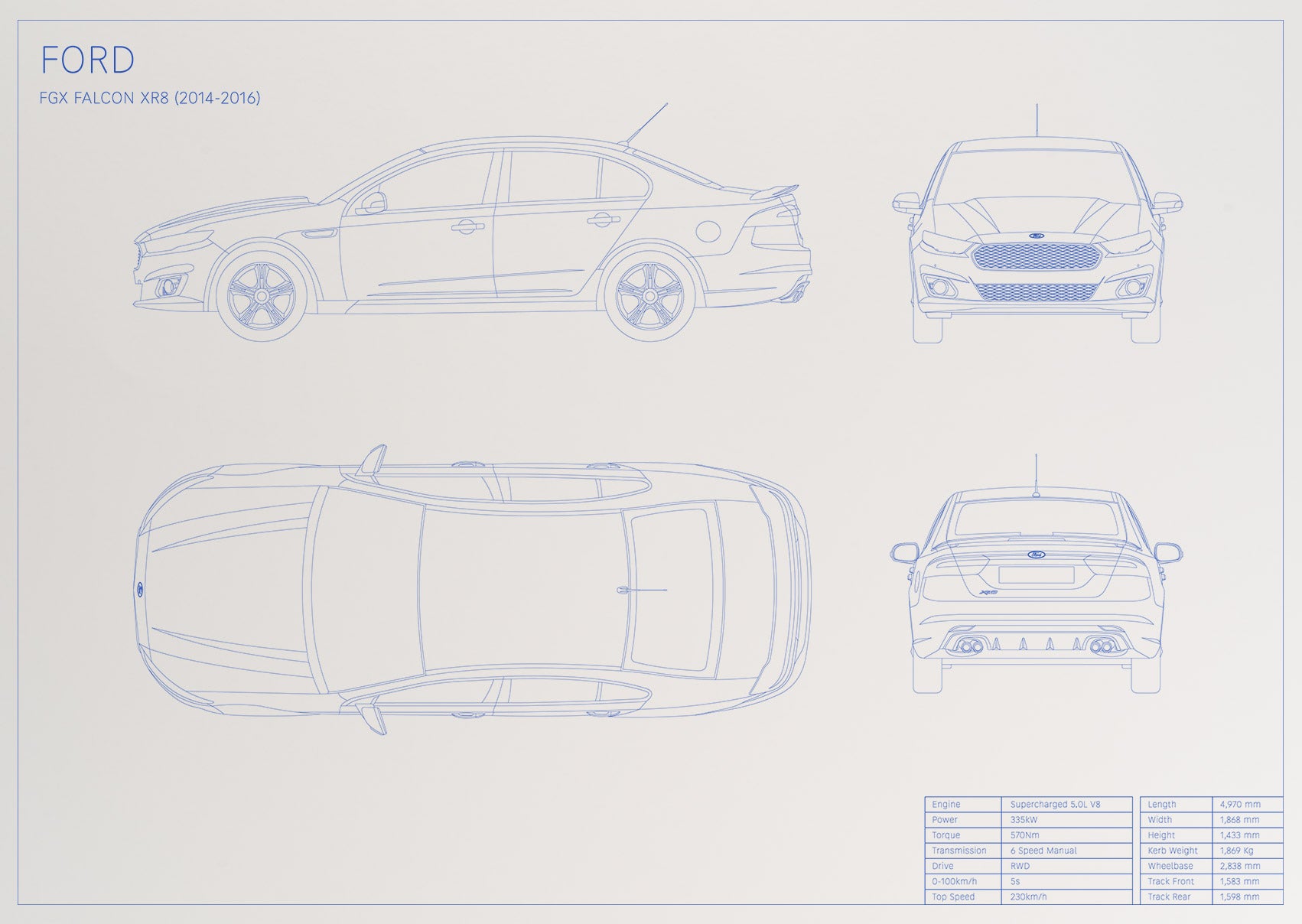 Ford FGX Falcon XR8 (2014 - 2016)