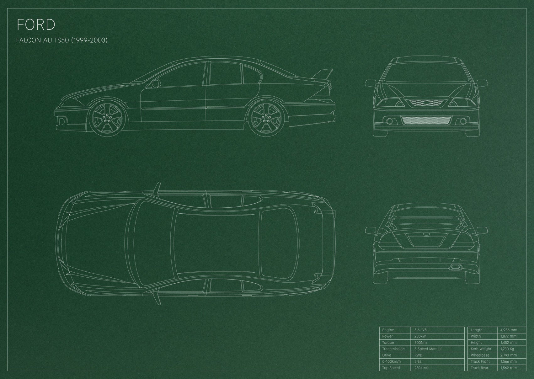 Ford Falcon AU TS50 (1999 - 2003)