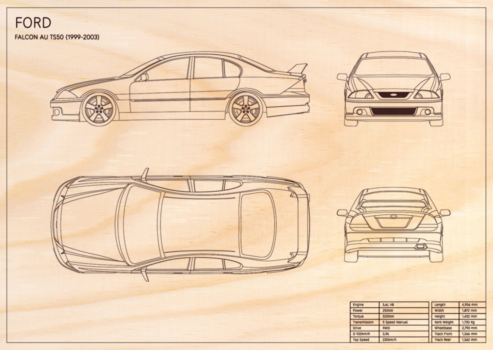 Ford Falcon AU TS50 (1999 - 2003)