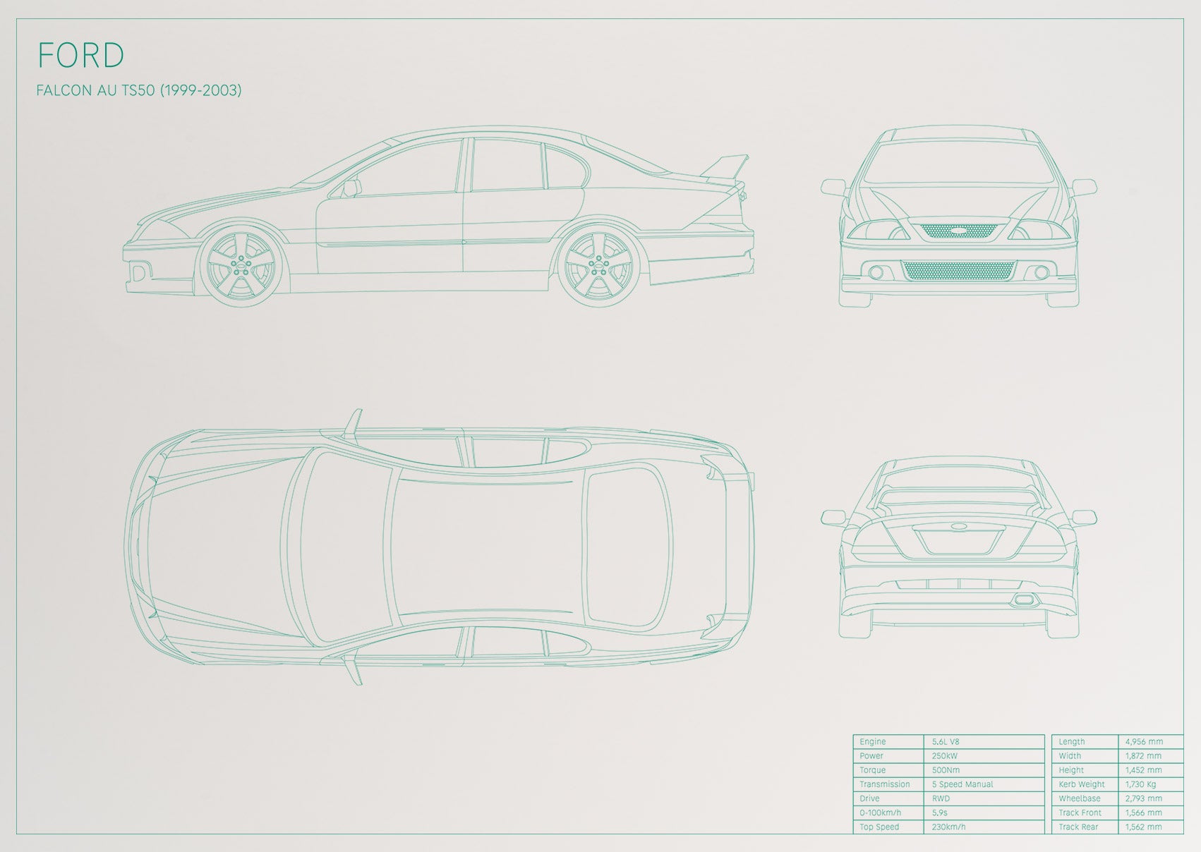 Ford Falcon AU TS50 (1999 - 2003)