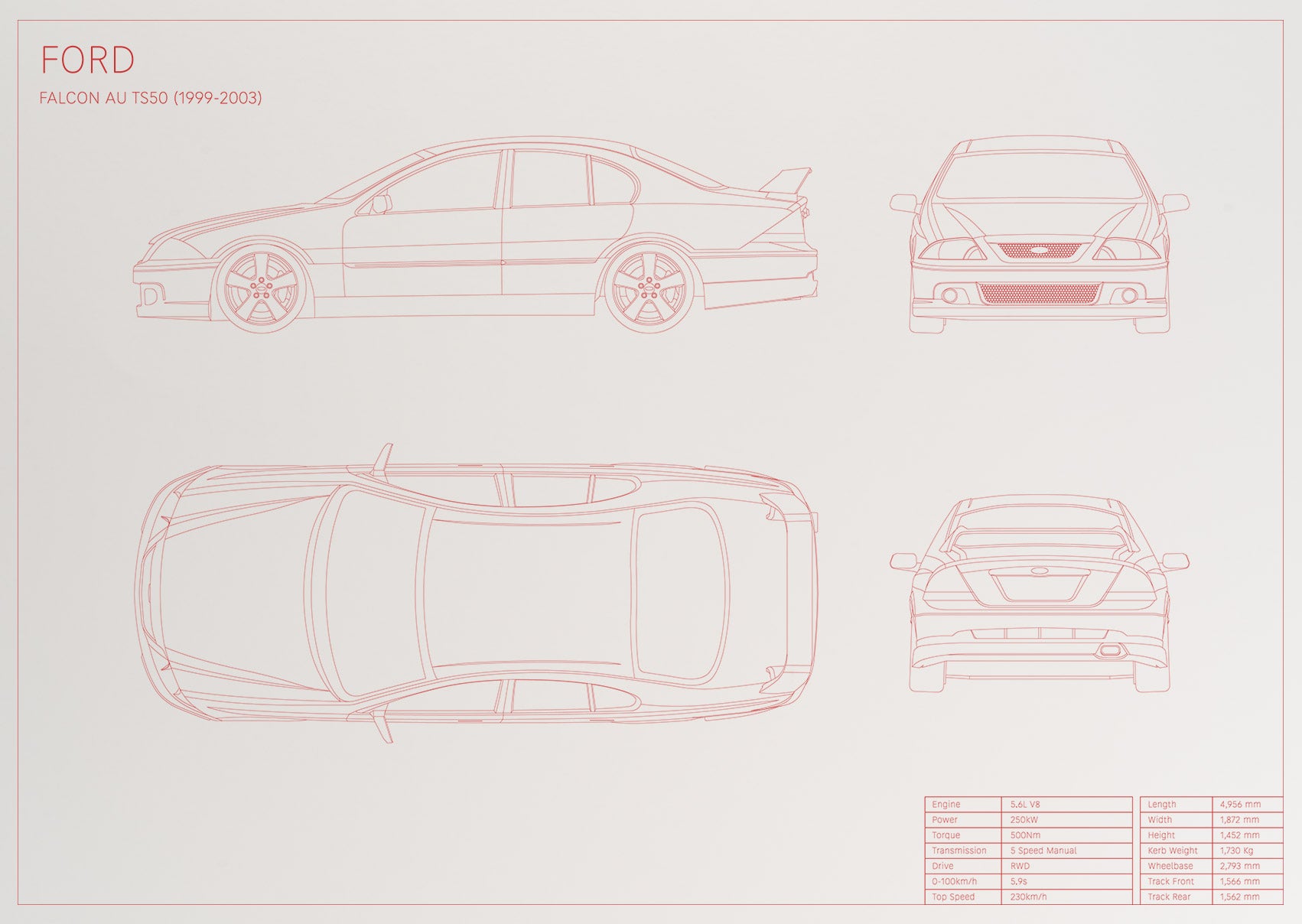 Ford Falcon AU TS50 (1999 - 2003)